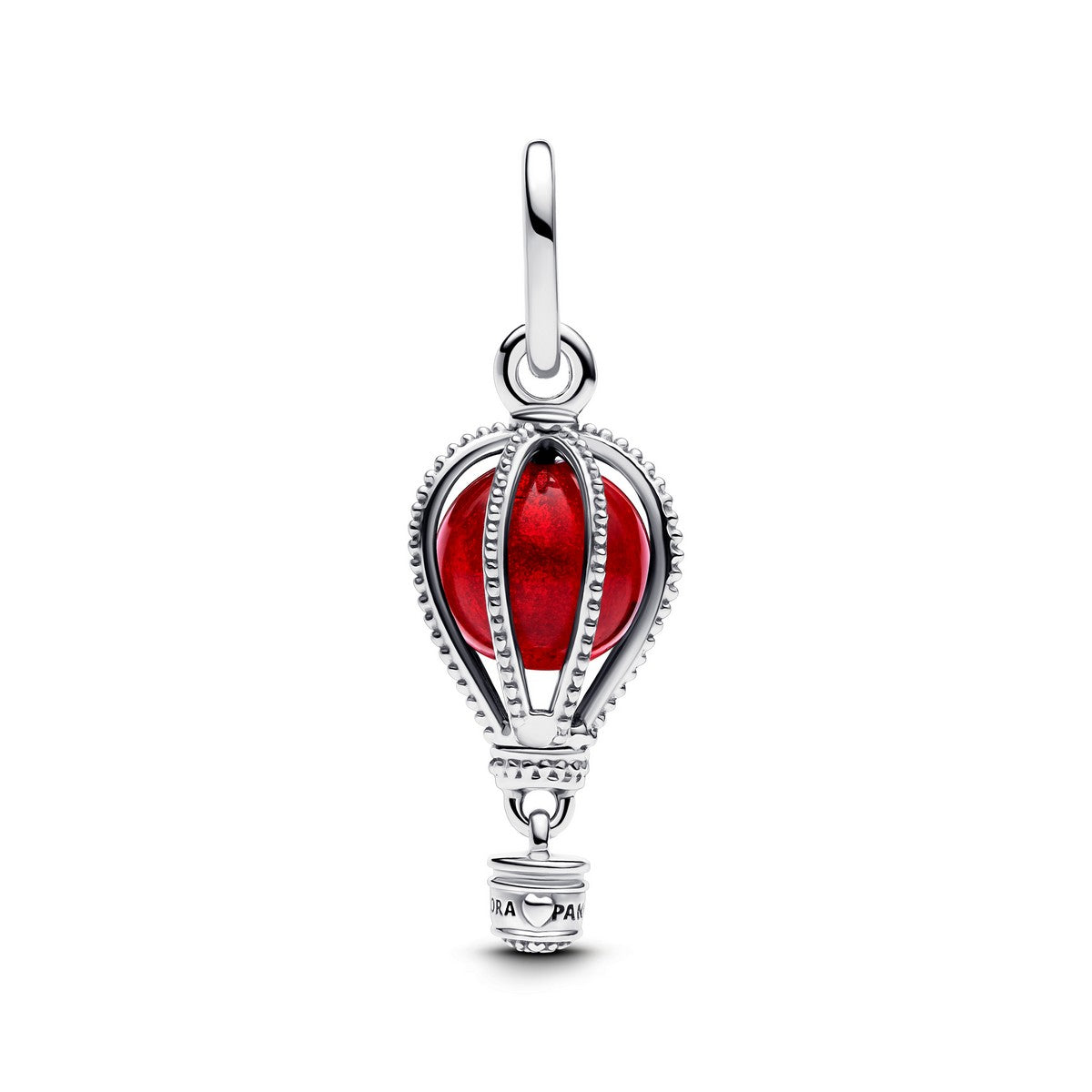 Pandora Heteluchtballon Muranoglas Hangende Bedel zilver - 798064C01