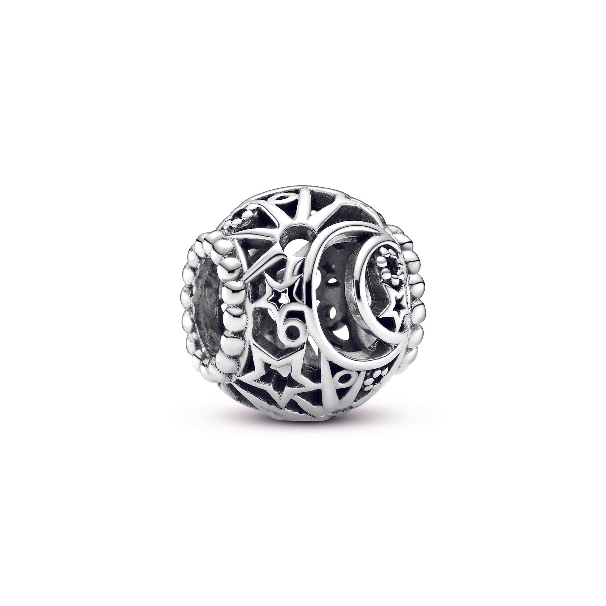 Pandora Openwork Sun, Stars & Moon Charm zilver - 799183C00