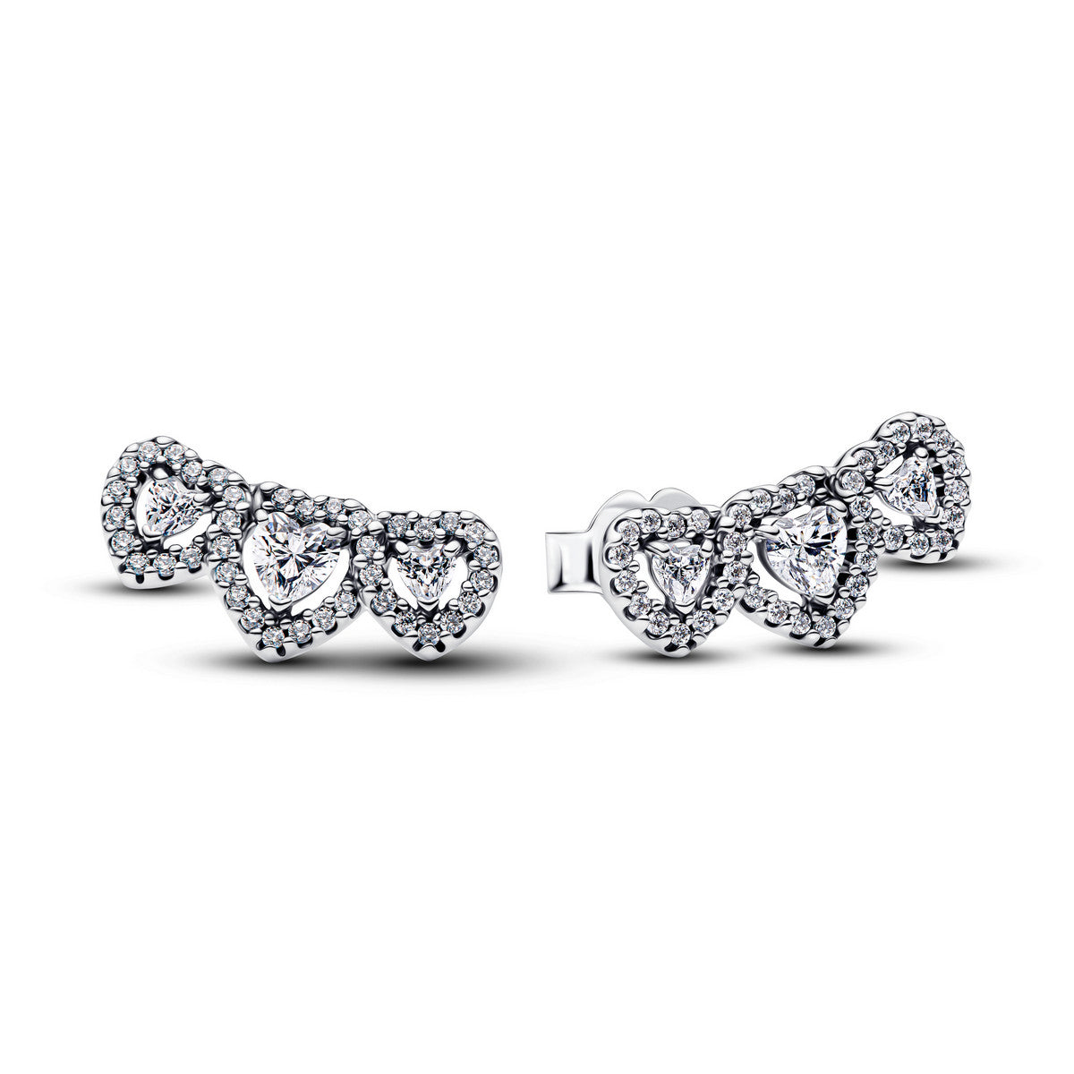 Pandora Stralenkrans Hart Oorbellen 294411C01, exclusief en kwalitatief hoogwaardig. Ontdek nu!