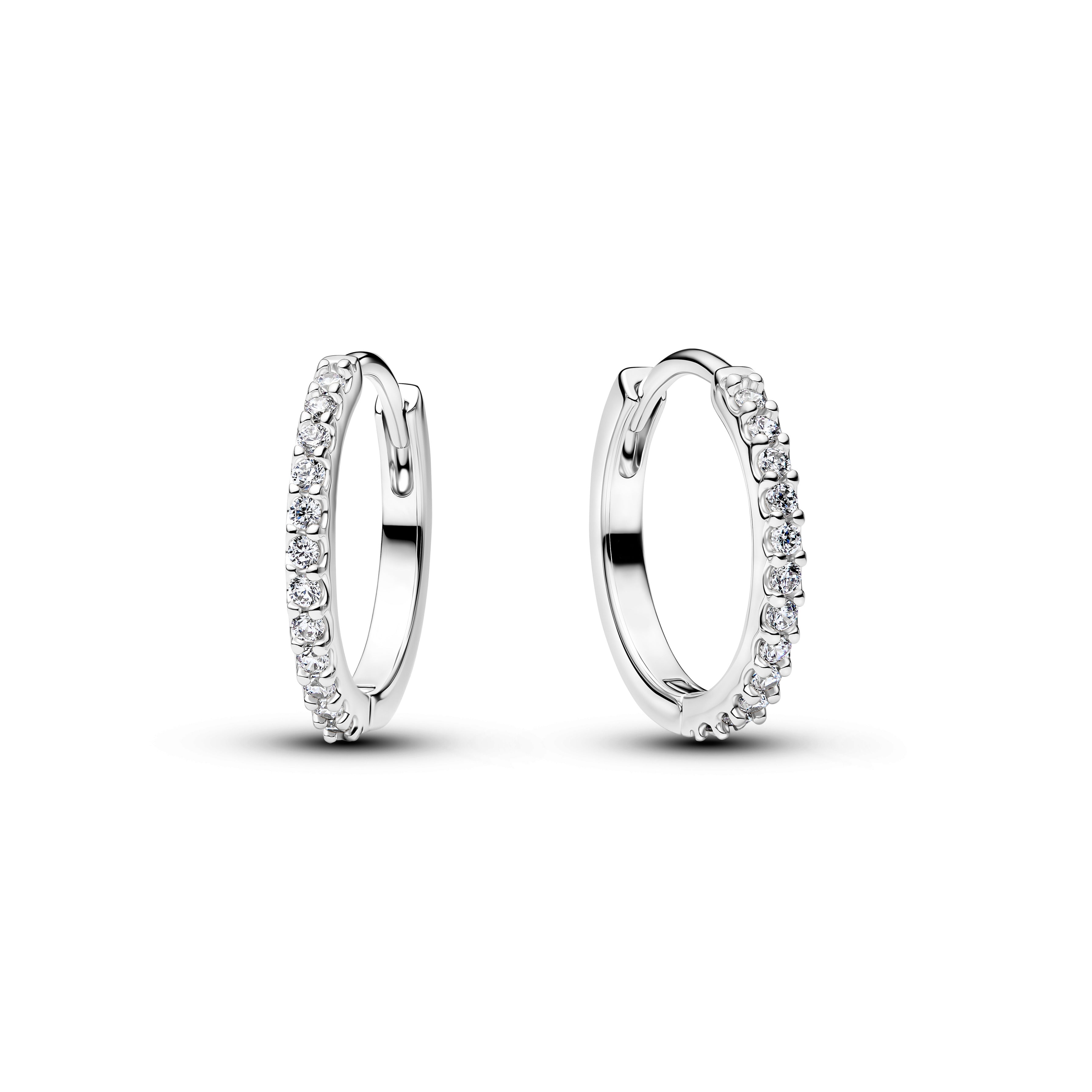 Pandora Sprankelende Mini Oorringen zilver oorbellen - 294649C01