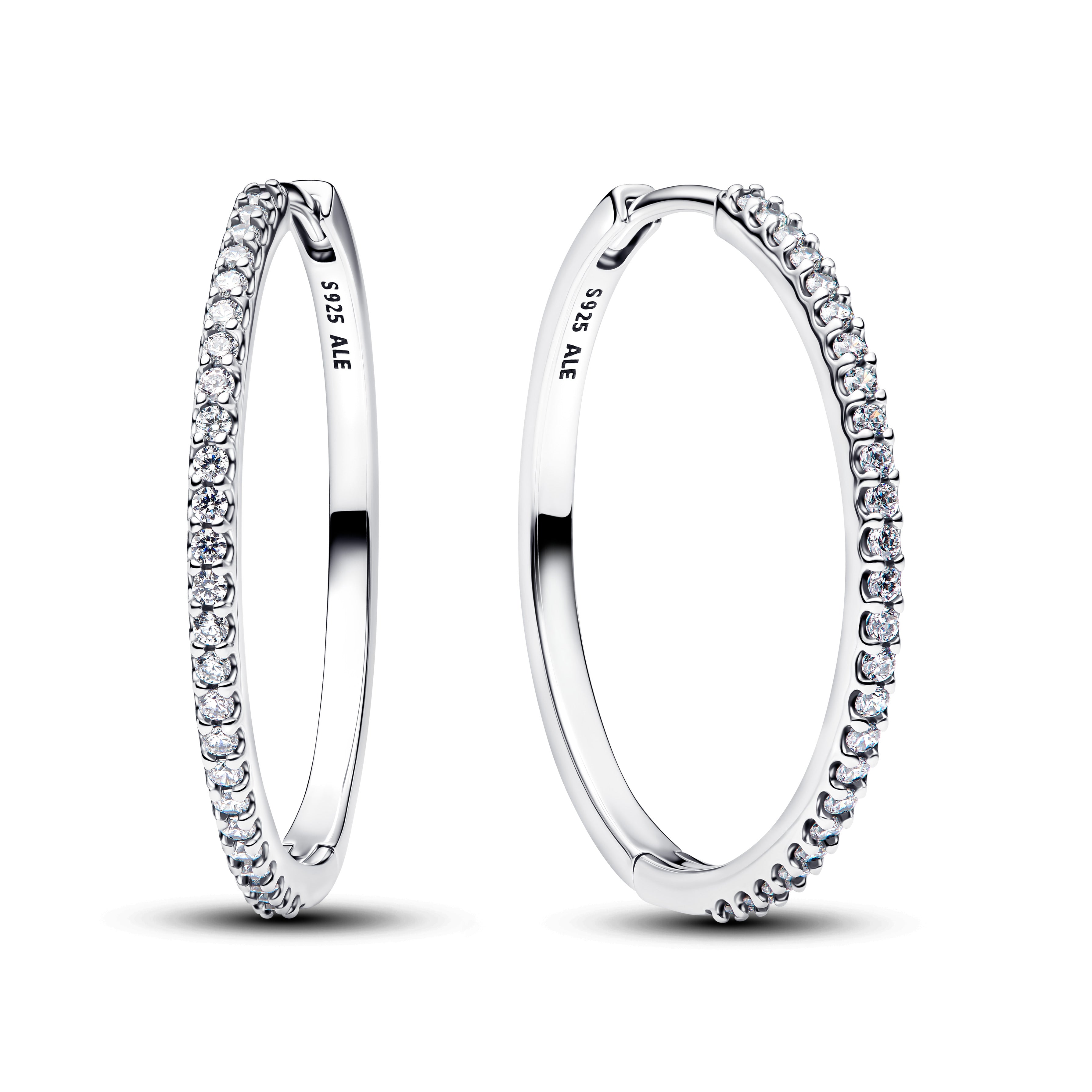 Pandora Sprankelende Oorringen zilver oorbellen - 294650C01