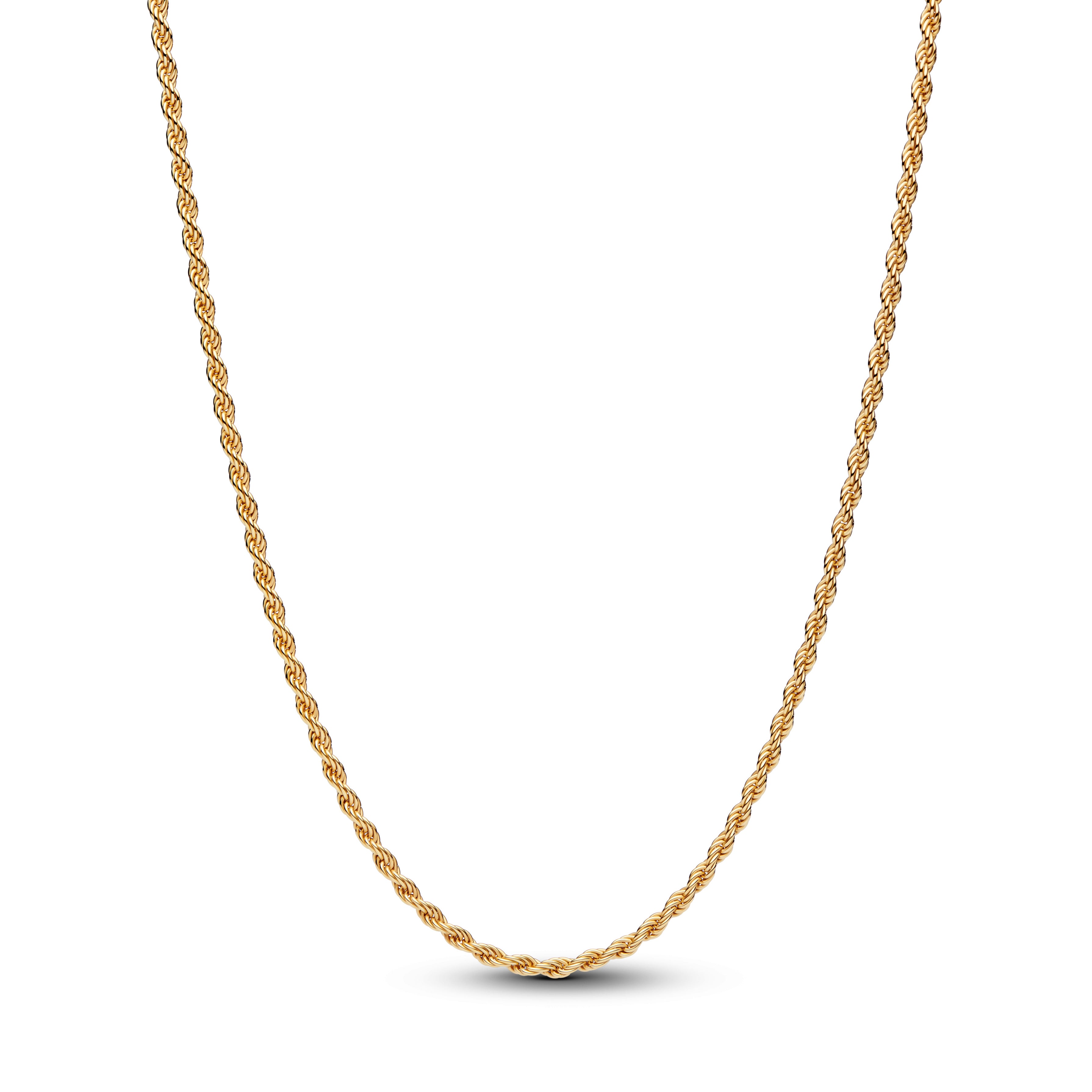 Pandora Rope Schakel Halsketting goudverguld - 364687C00