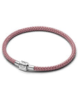 Pandora Glinsterende Roze Koordarmband 594530C01 – Roze Koord & Zilver