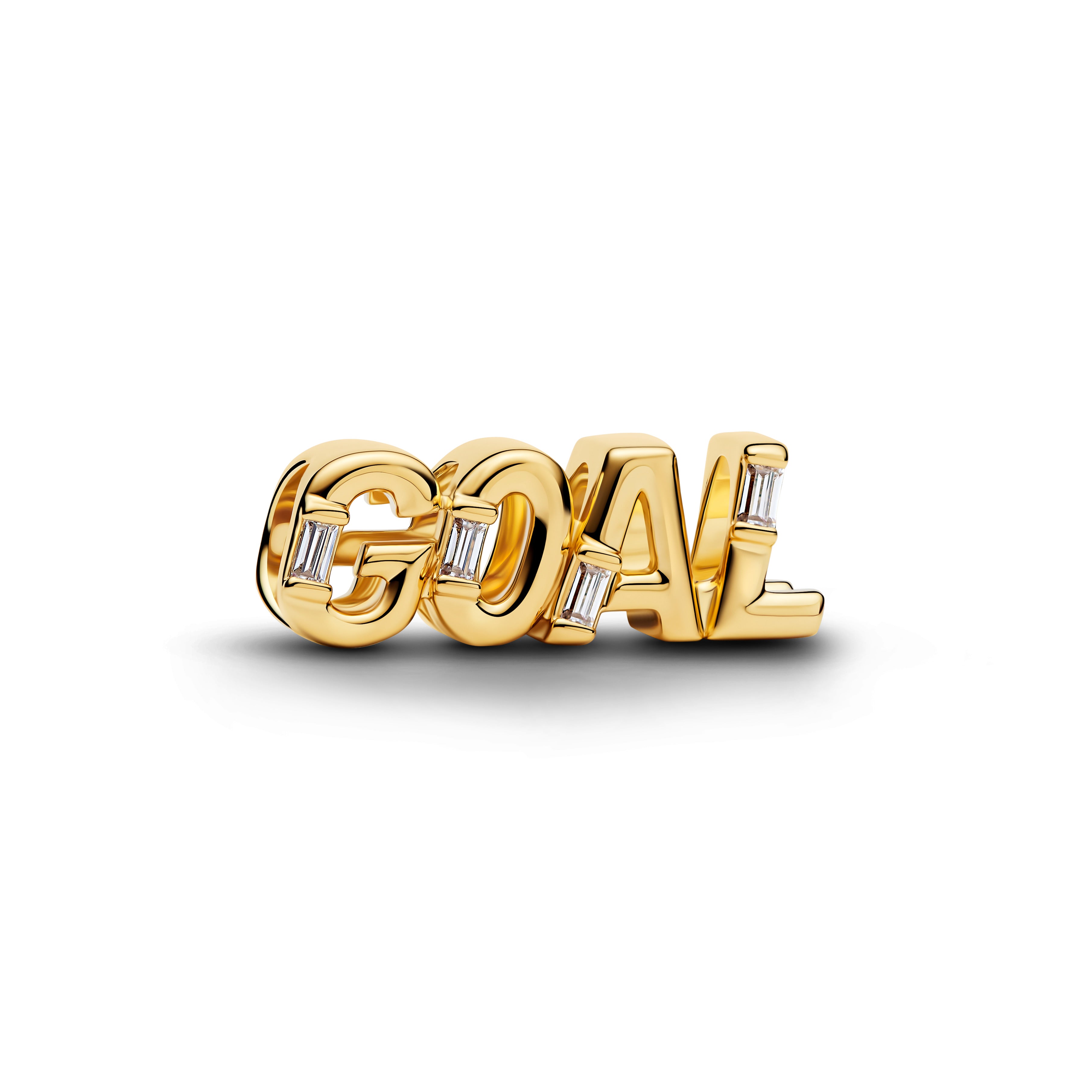 Pandora Goal Tekst Bedel goudverguld - 764709C01