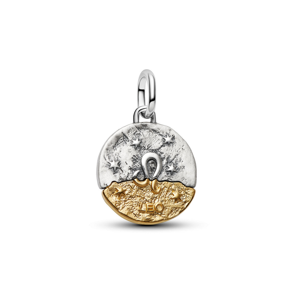 Pandora Dierenriem Leeuw Medaillonbedel bicolor zilver en goudverguld 764994C01