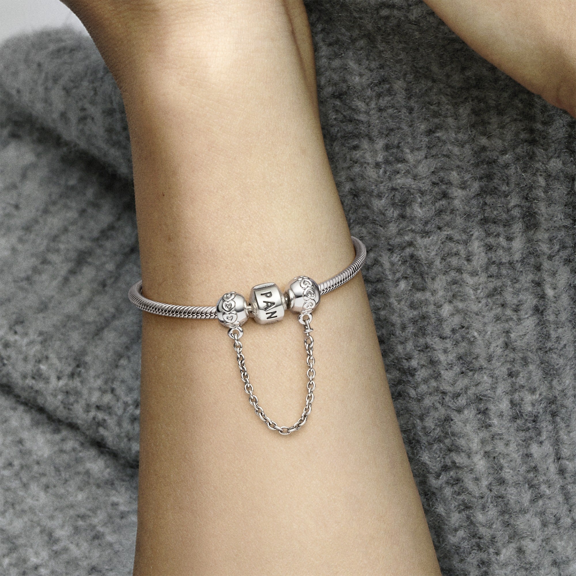 Pandora Band van Harten Veiligheidsketting zilver 791088