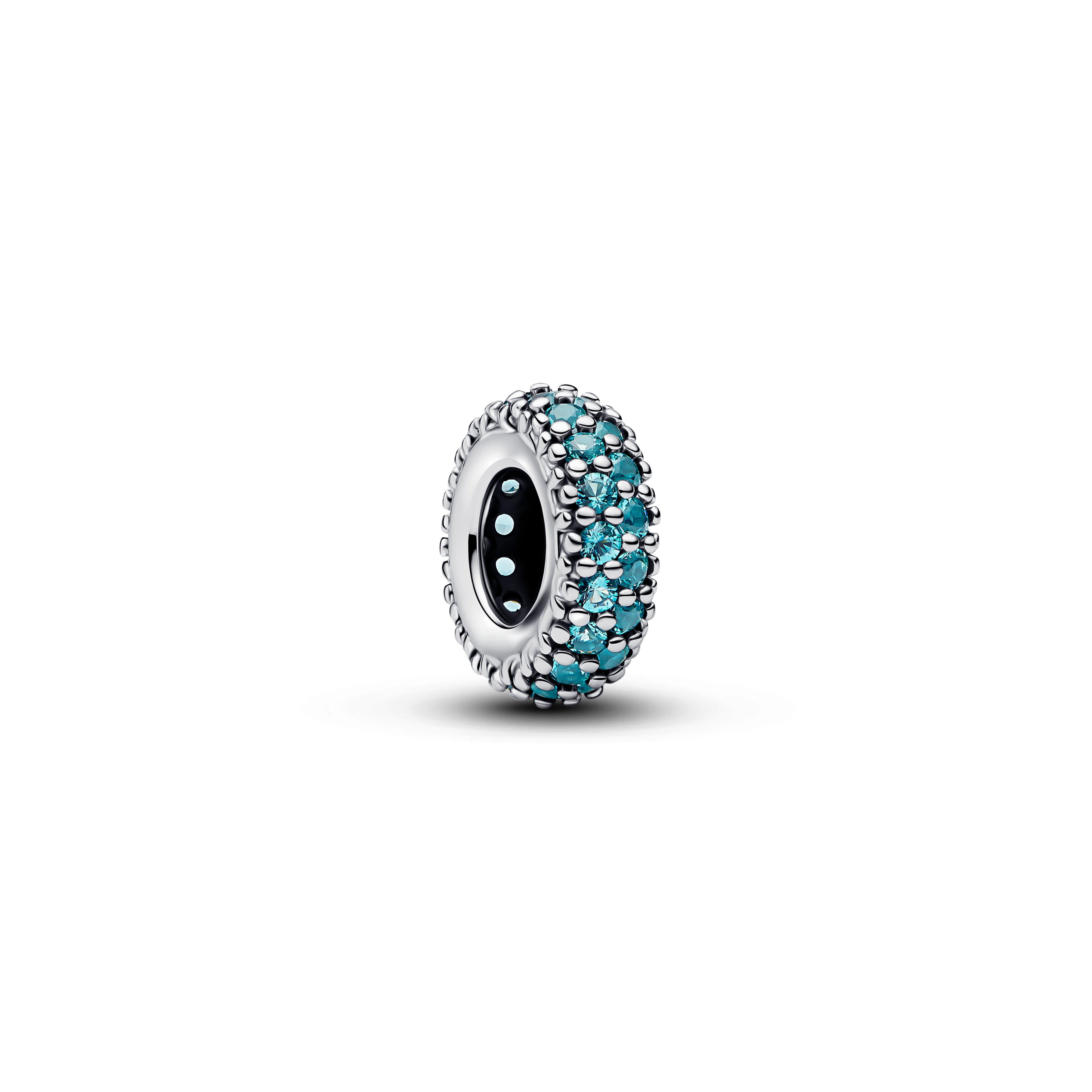 Pandora IJsblauwe Steen Spacer Bedel zilver - 791359C01