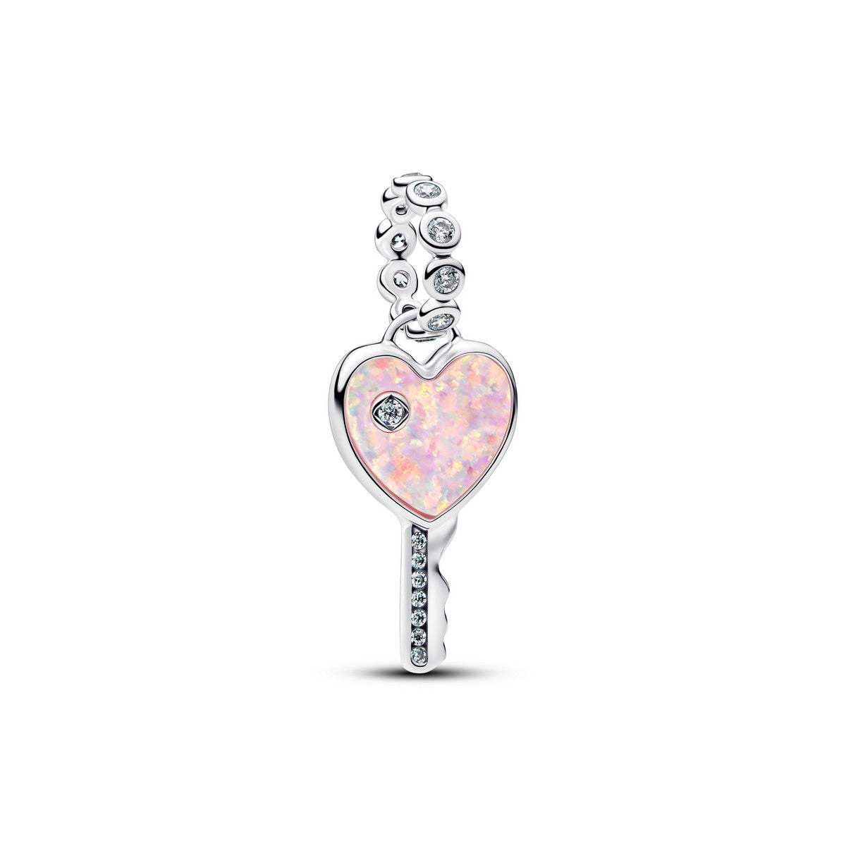 Pandora Opalescent Hartsleutel Hangende Bedel zilver - 794427C01
