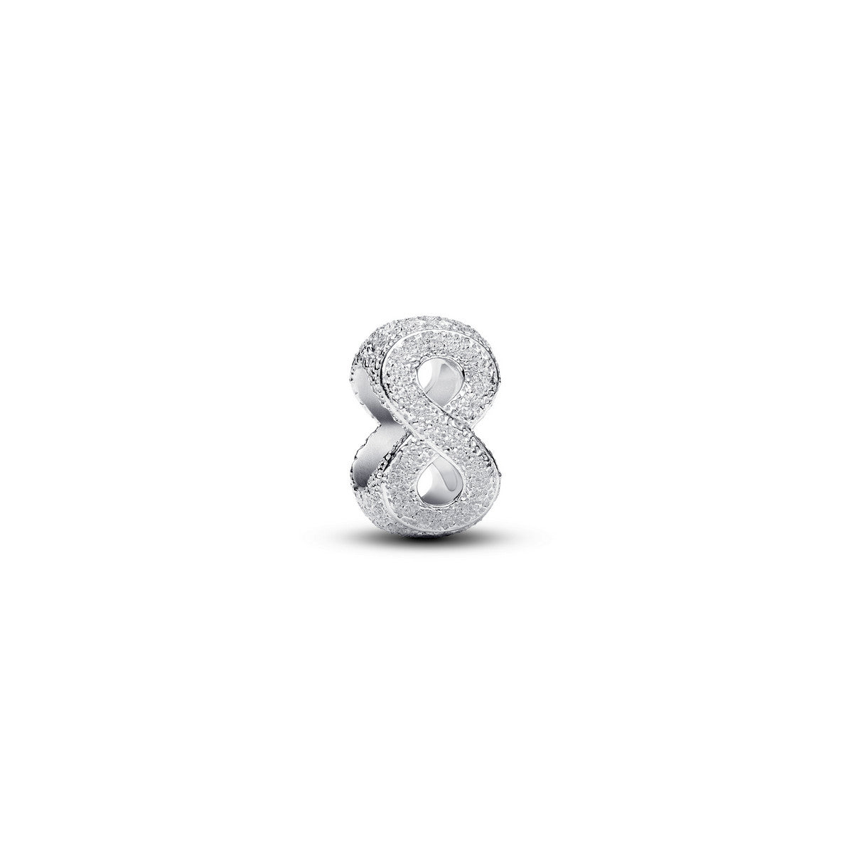 Pandora Getextureerd Oneindigheidssymbool Mini Bedel zilver - 794523C00