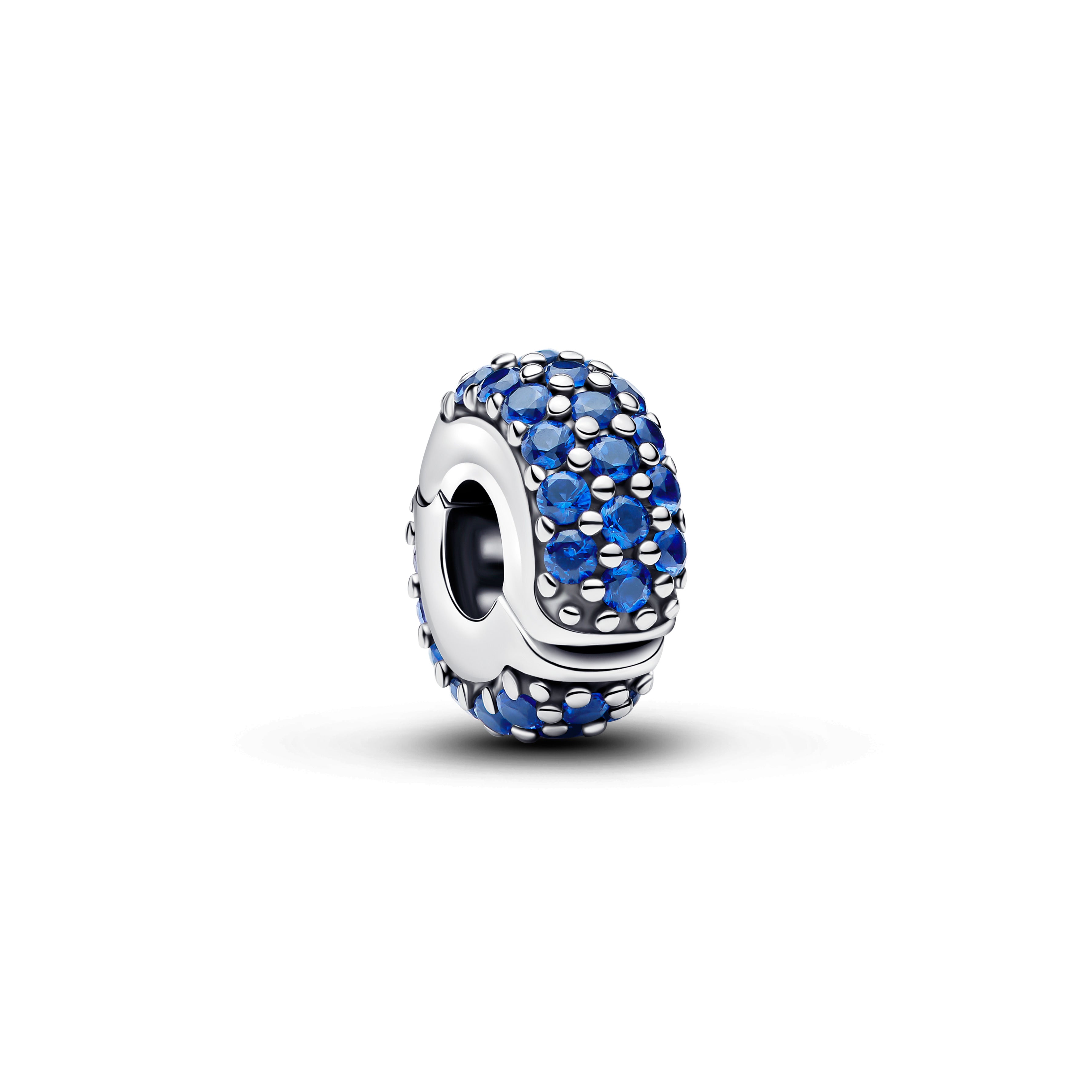 Pandora Koningsblauwe Steen Clip Bedel zilver - 794700C01