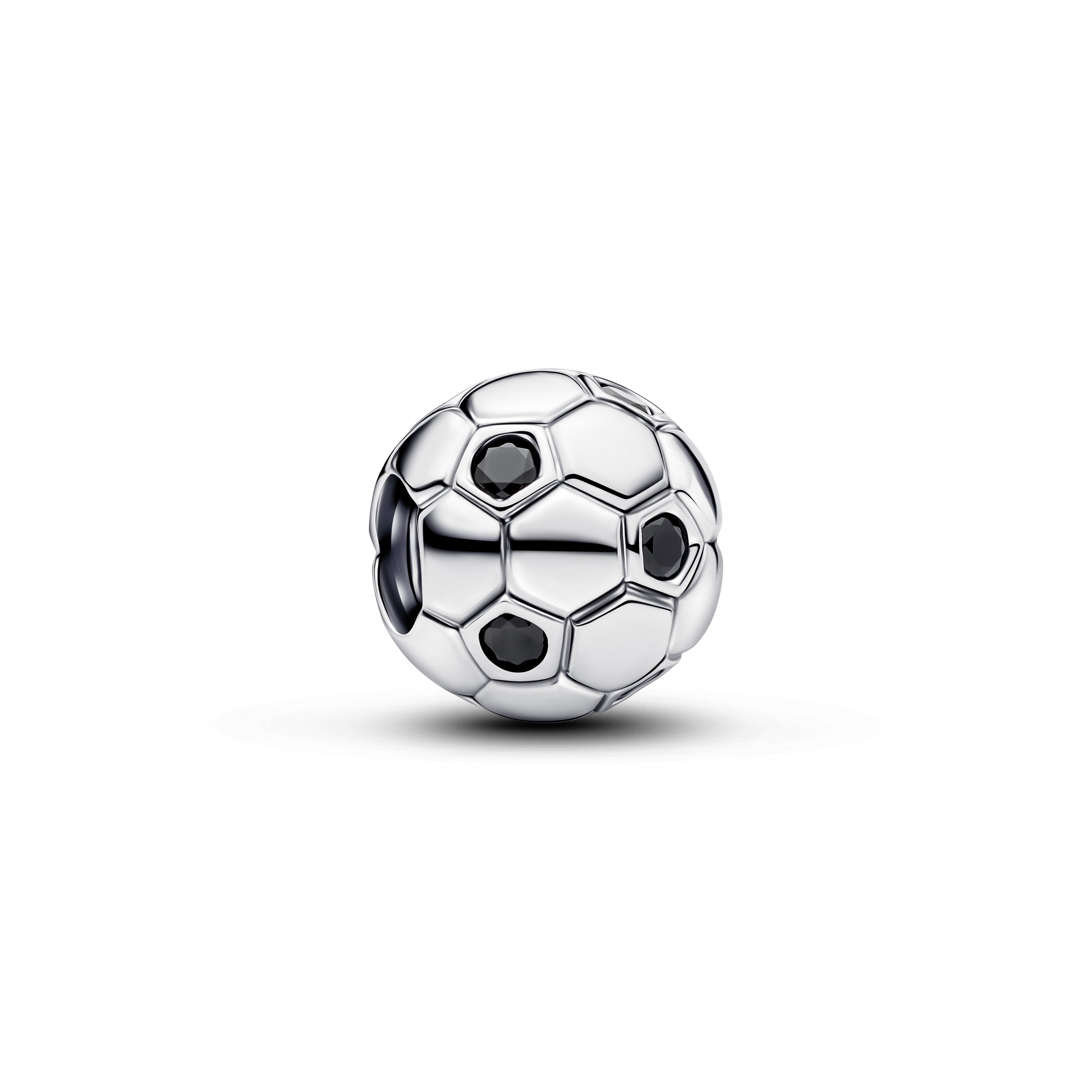 Pandora Voetbal Bedel zilver zwart - 794710C01