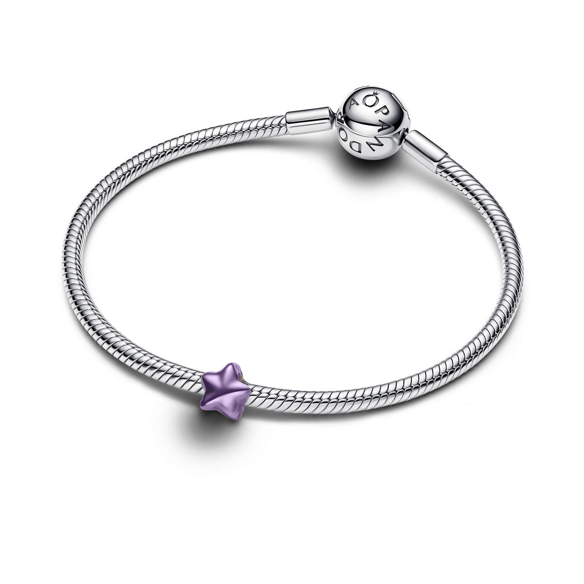 Pandora Paarse Ster Minibedel zilver 794813C01