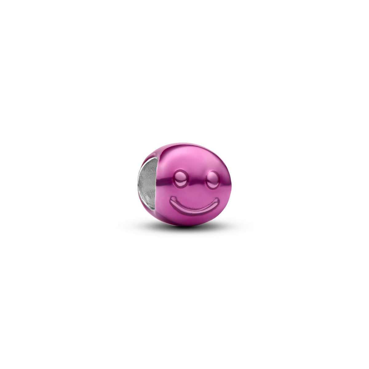 Pandora Roze Blij Gezicht Minibedel zilver 794815C01
