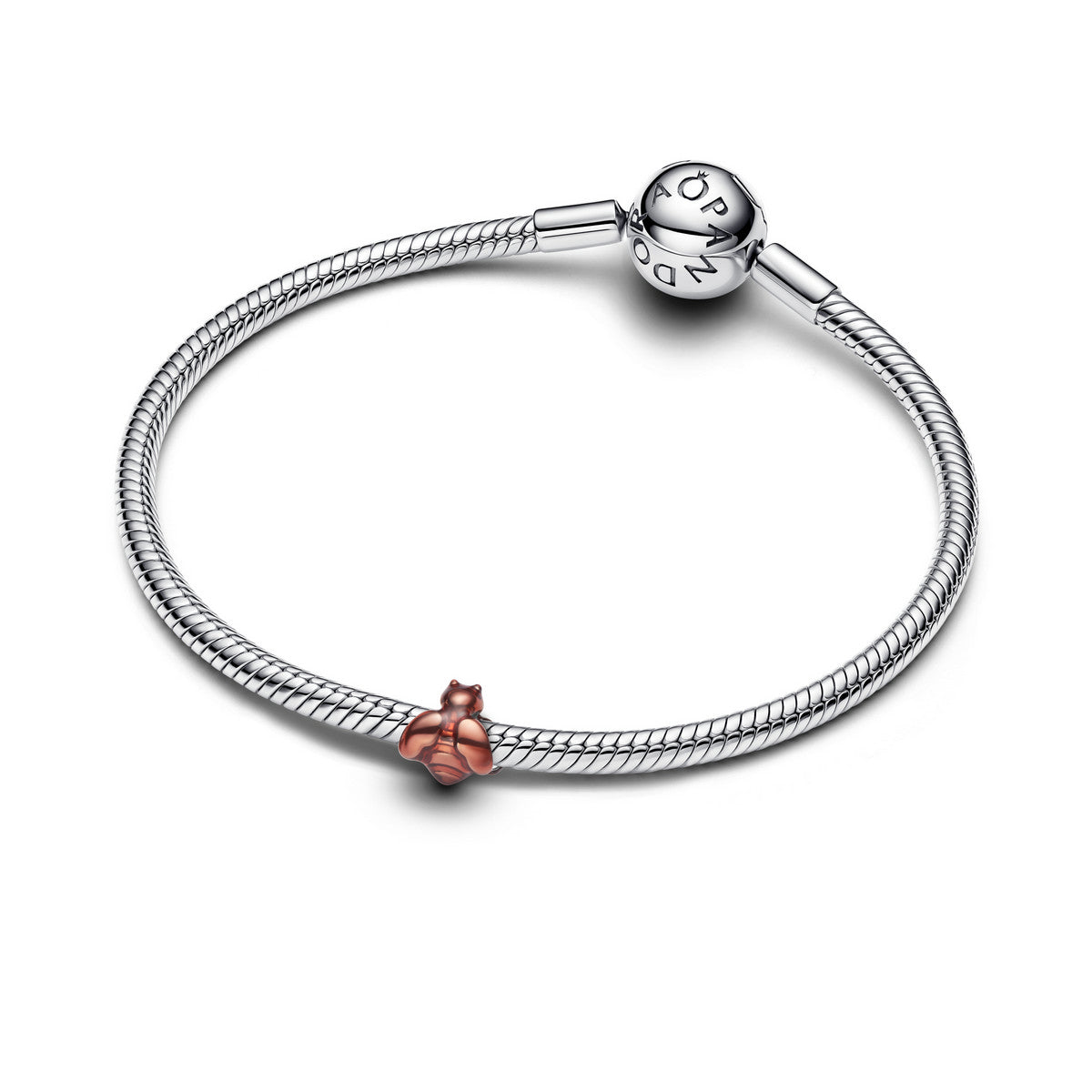 Pandora Oranje Bij Minibedel zilver 794903C01