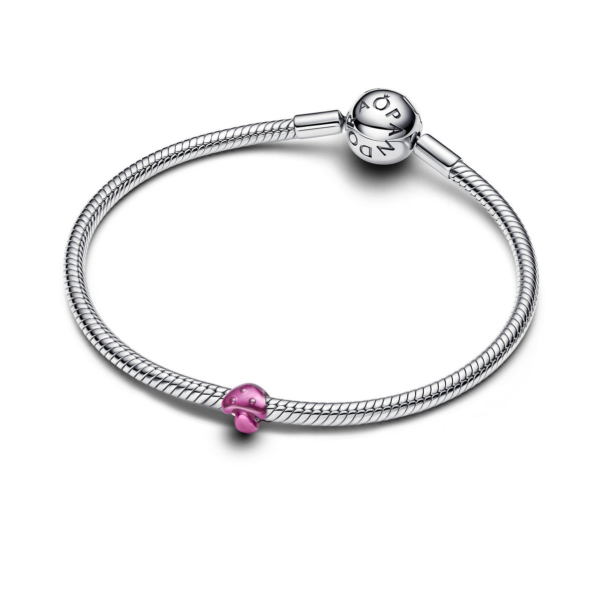 Pandora Roze Paddenstoel Minibedel zilver 794906C01