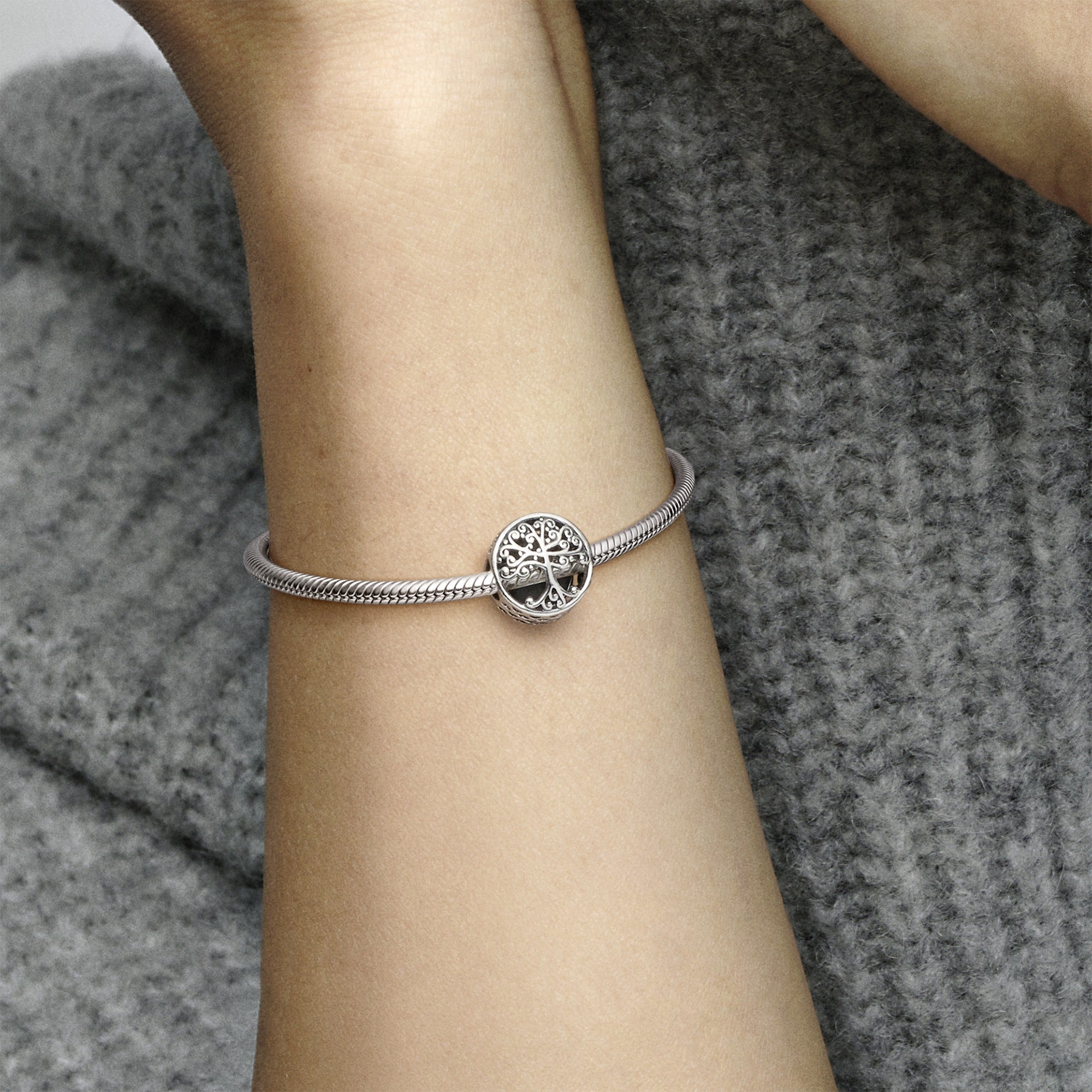 Pandora Opengewerkte Familiebanden Bedel zilver 797590