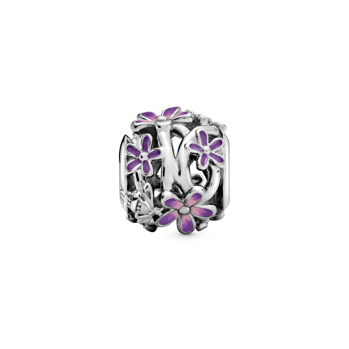 Pandora Openwork Paarse Madeliefjes Bedel 798772C02