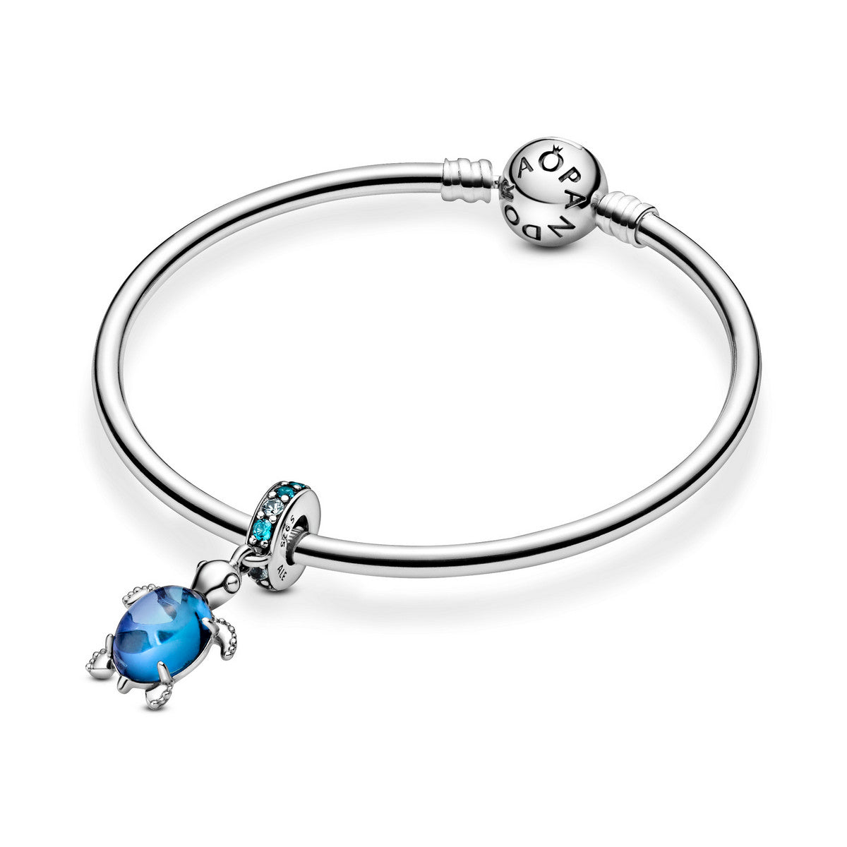 Pandora Muranoglazen Zeeschildpad Hangende Bedel 798939C01