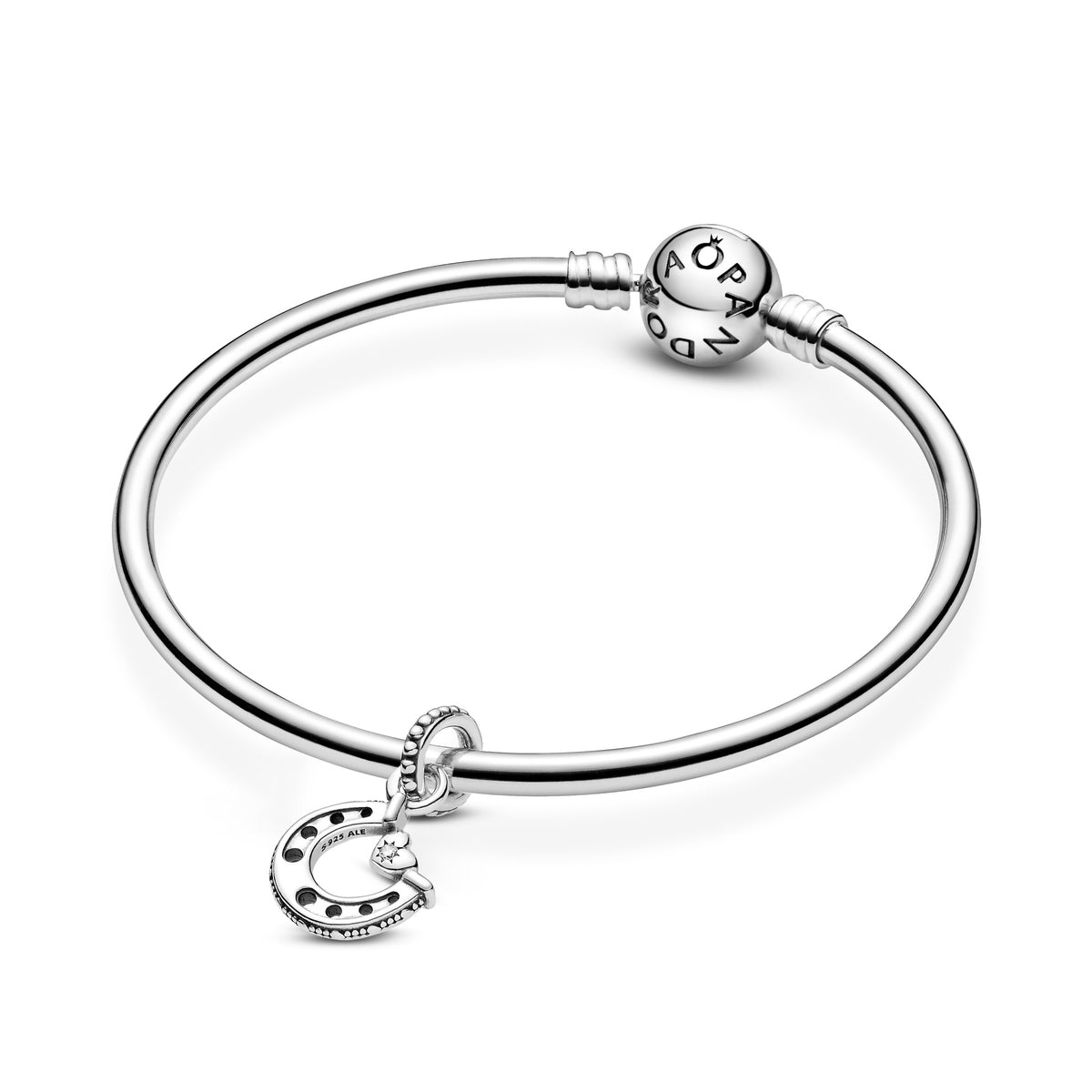 Pandora Hangende Bedel Gelukshoefijzer zilver 799157C01