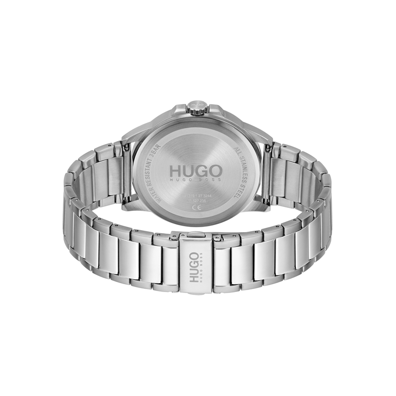 Hugo Boss Heren Horloge HU1530186 43 mm Zilverkleurig