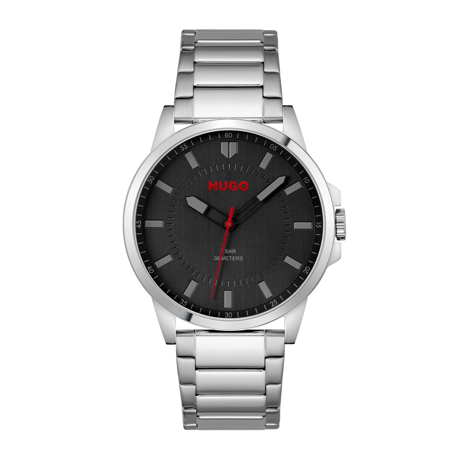 Hugo Boss Heren Horloge HU1530246 43 mm Zilverkleurig