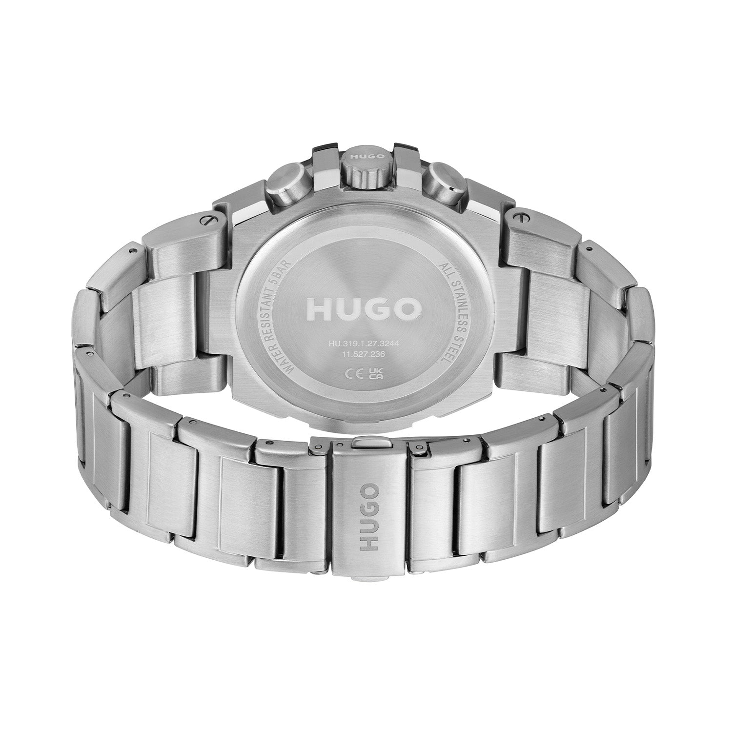 Hugo Boss Heren Horloge HU1530337 46 mm Zilverkleurig