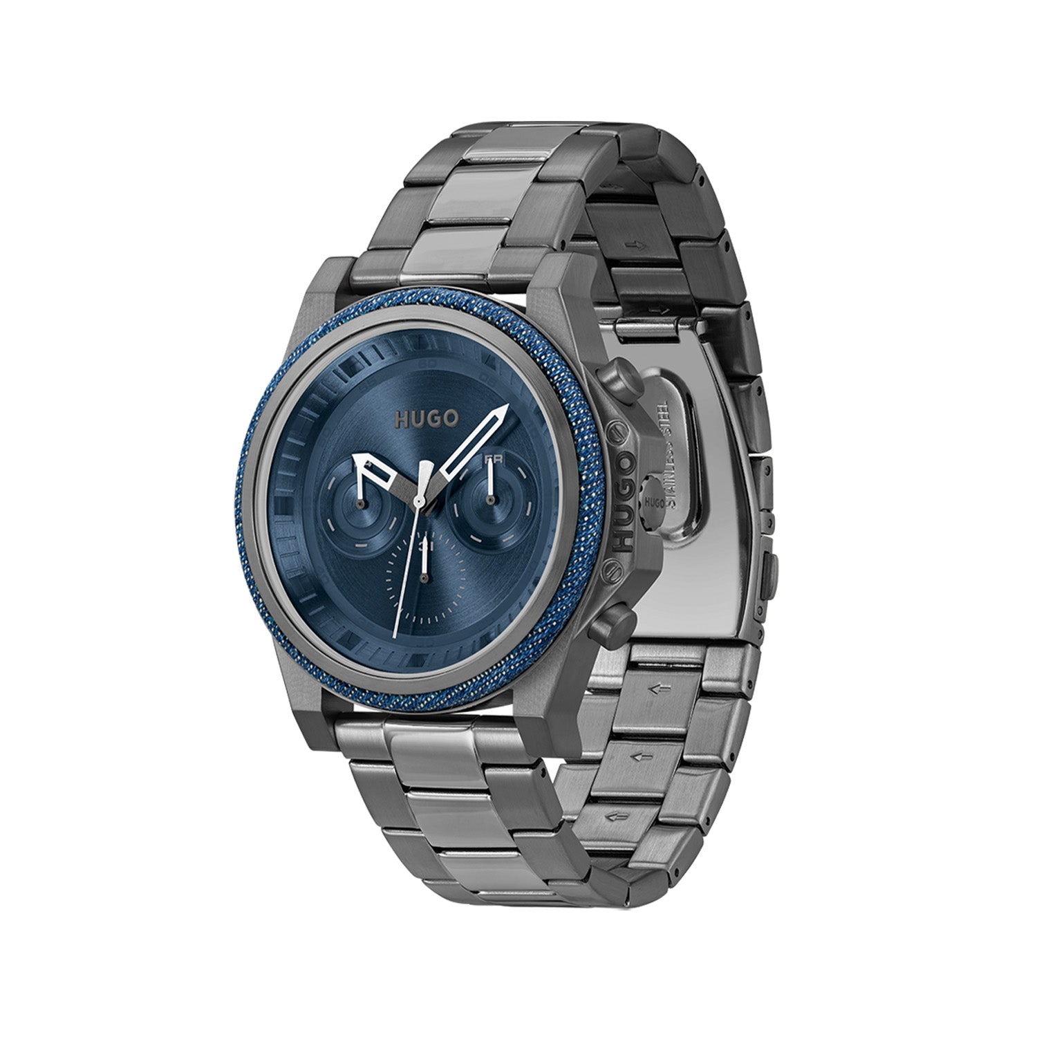 Hugo Boss Heren Horloge HU1530350 46 mm Grijs