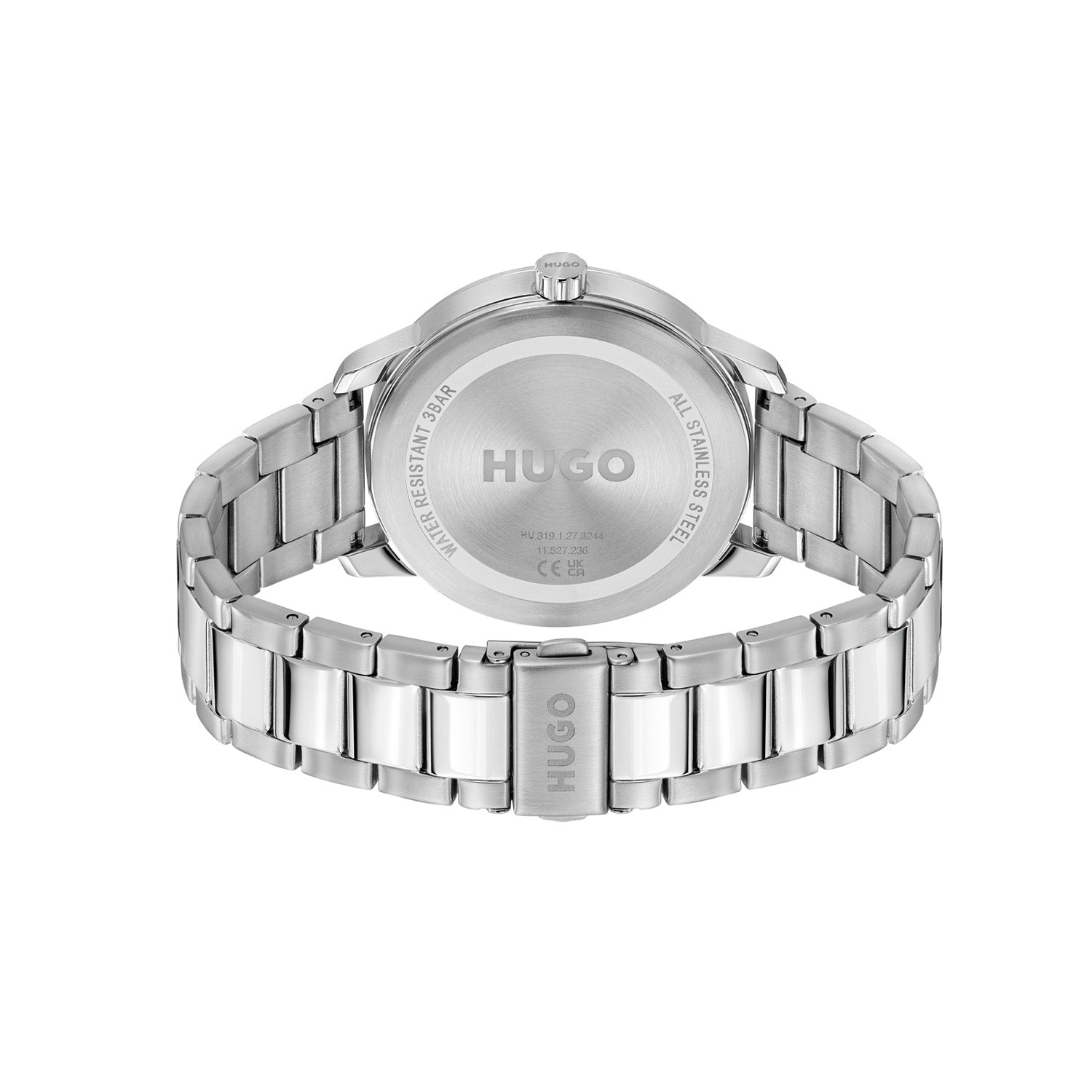 Hugo Boss Heren Horloge HU1530368 44 mm Zilverkleurig
