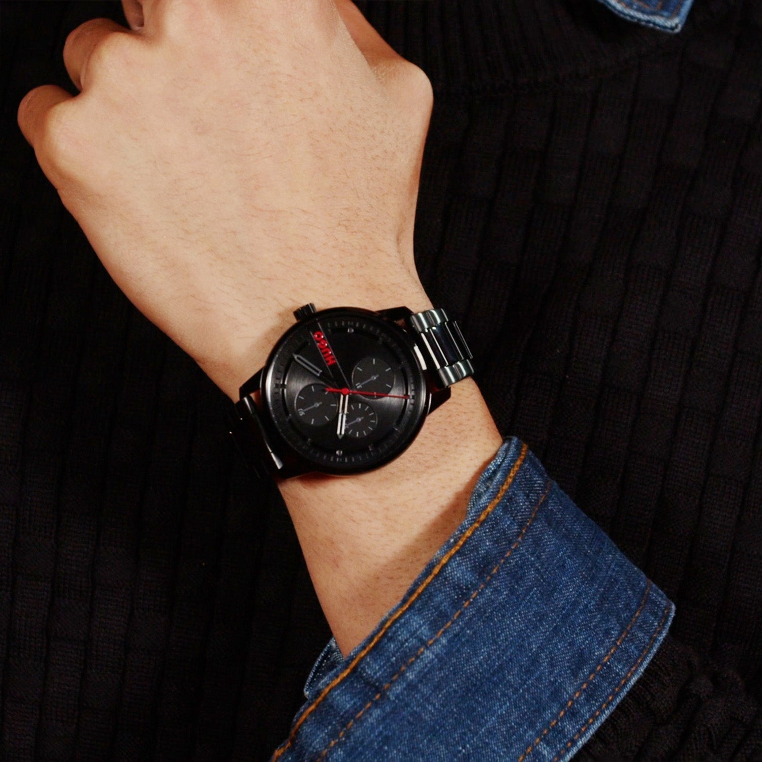 Hugo Boss Heren Horloge HU1530369 44 mm Zwart