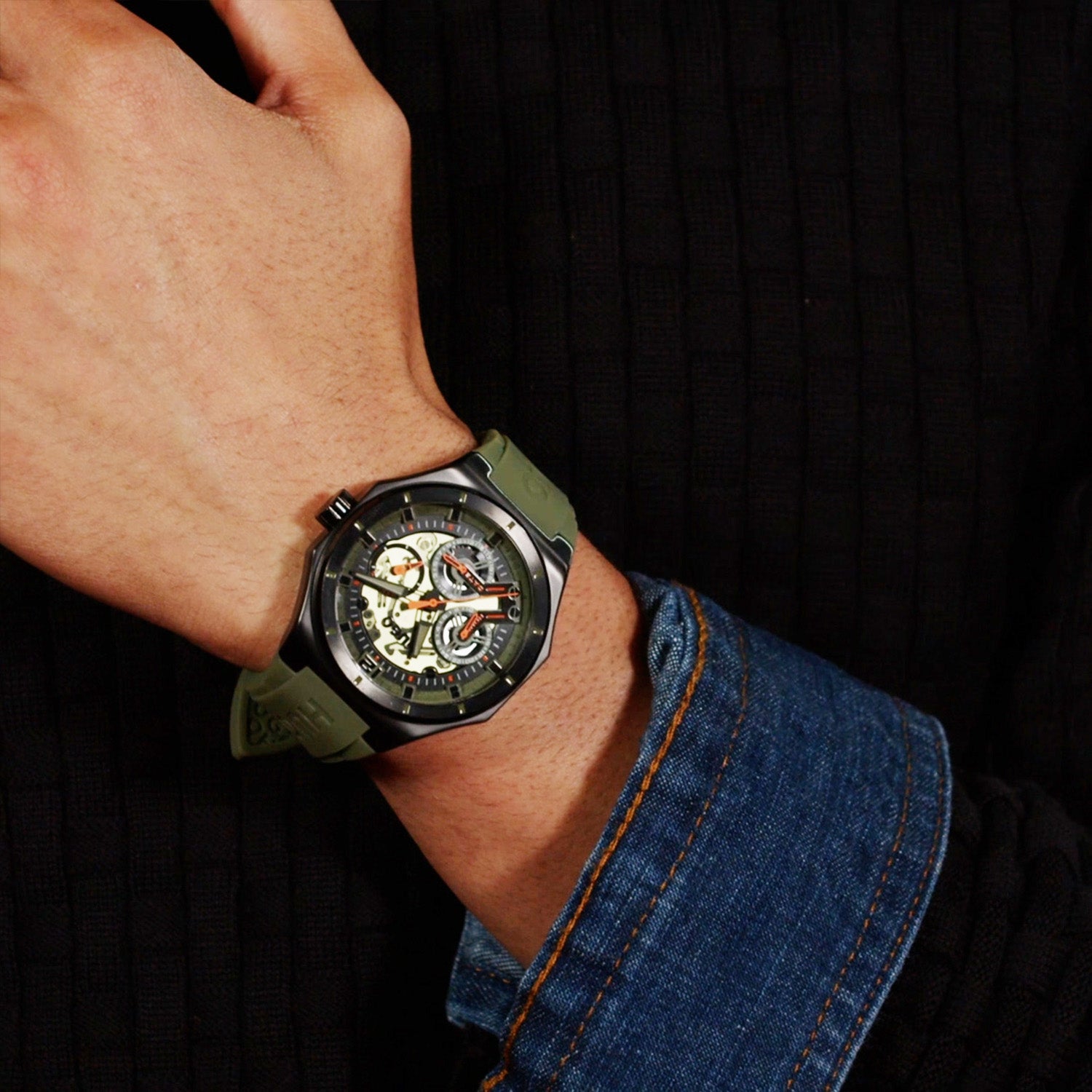 Hugo Boss Heren Horloge HU1530376 44 mm Zwart