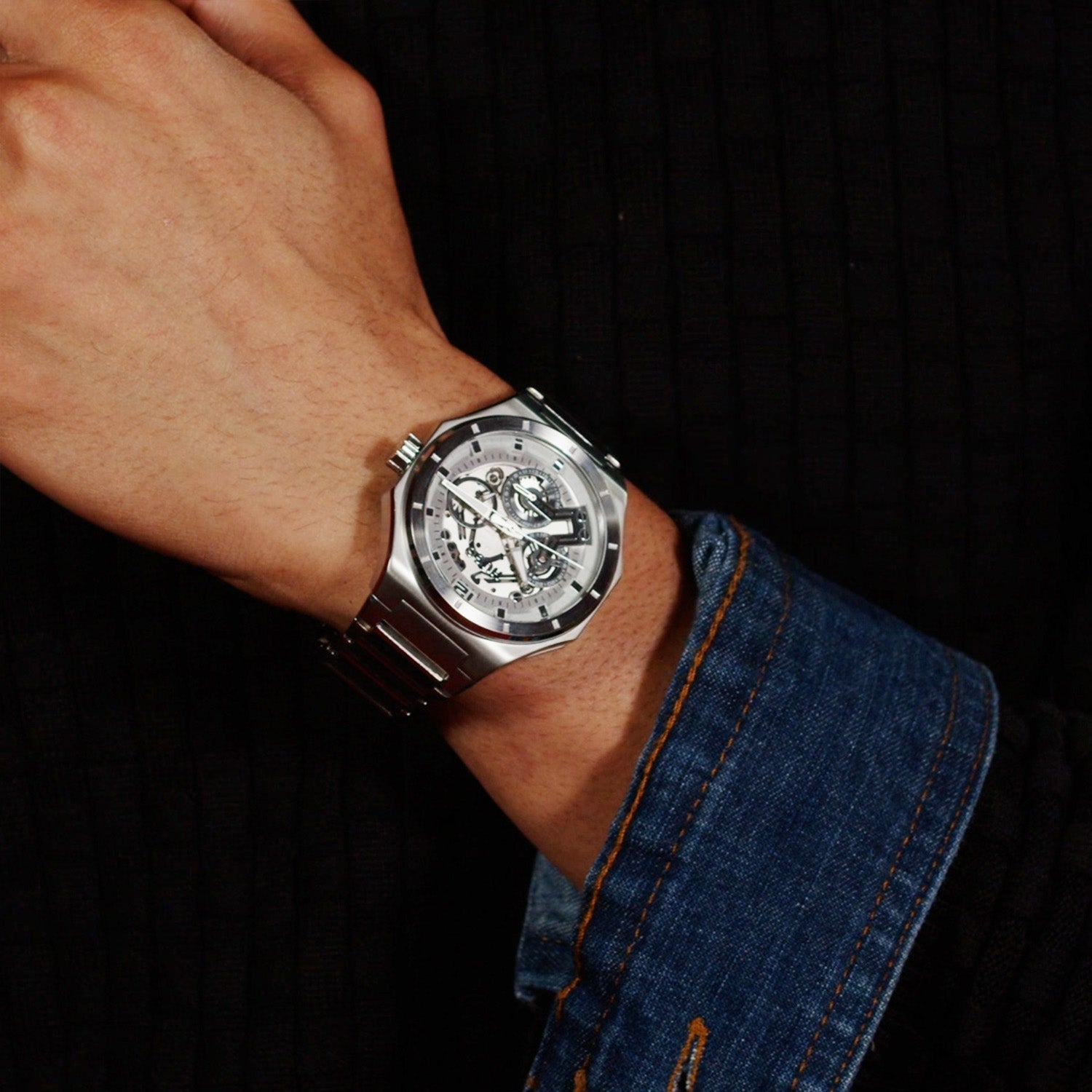 Hugo Boss Heren Horloge HU1530377 44 mm Zilverkleurig