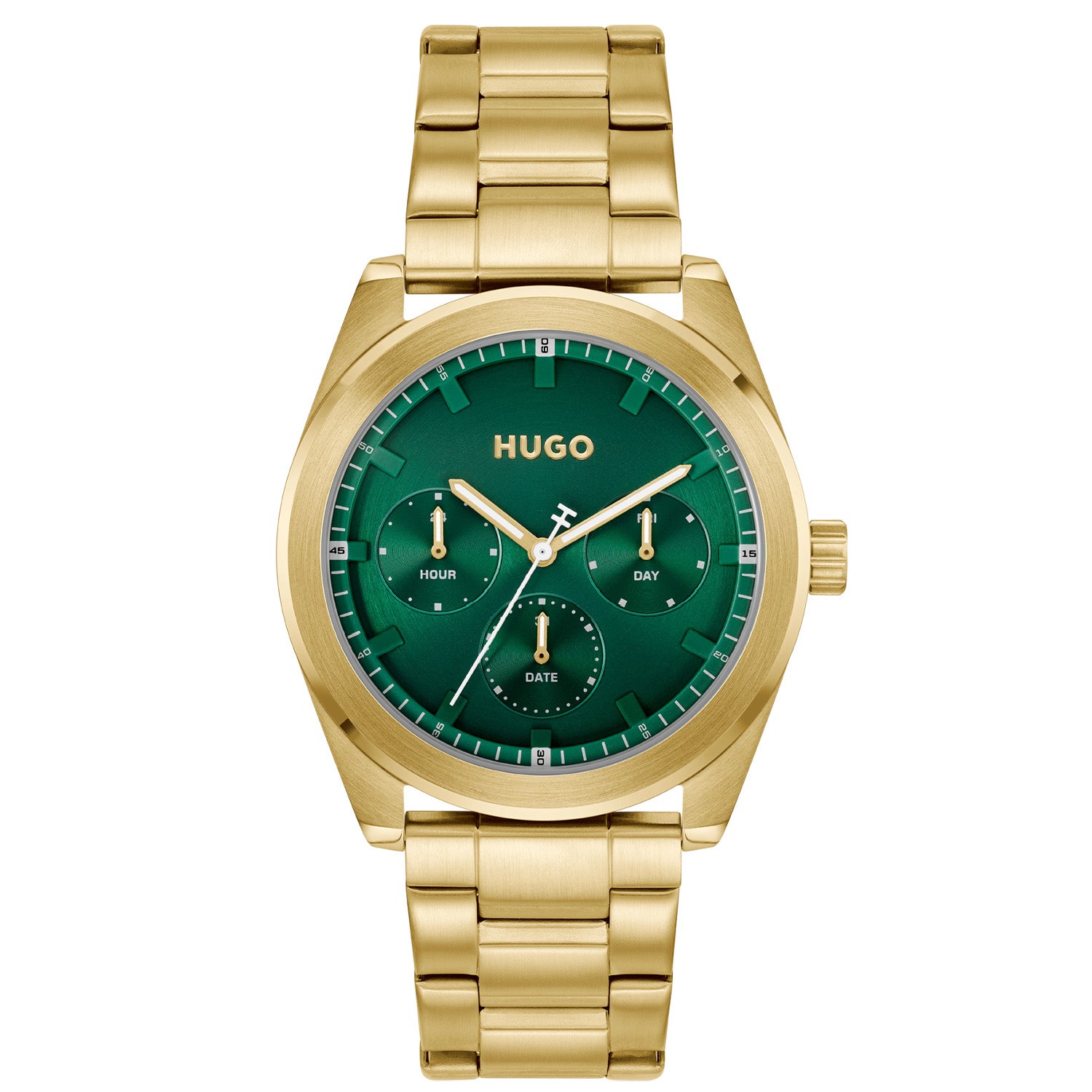 Hugo Boss Heren Horloge HU1530425 42 mm Goudkleurig