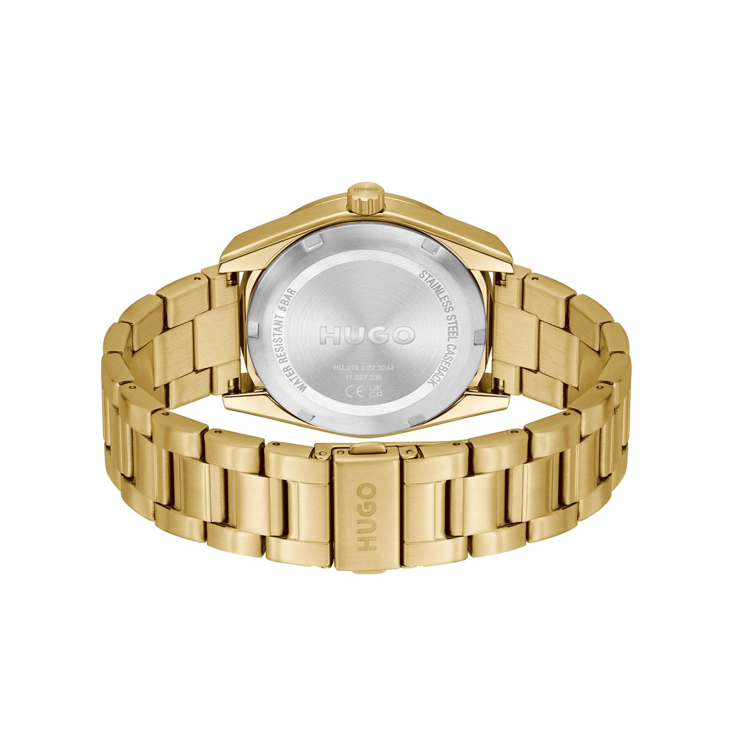 Hugo Boss Heren Horloge HU1530425 42 mm Goudkleurig