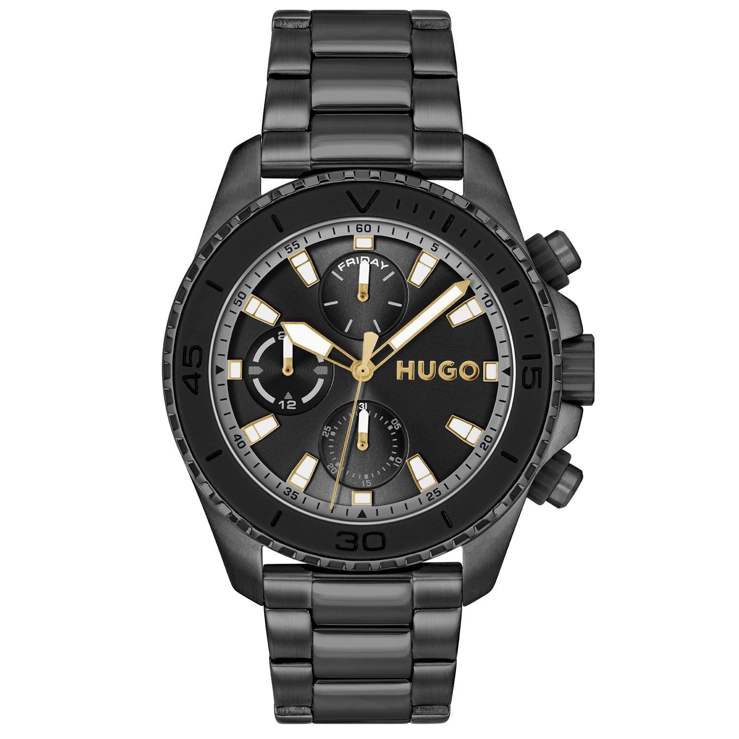 Hugo Boss Heren Horloge HU1530431 44 mm Zwart