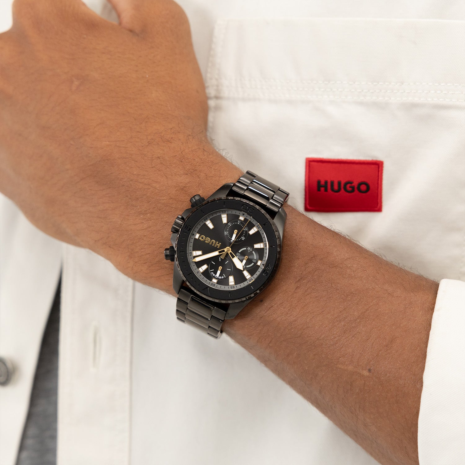 Hugo Boss Heren Horloge HU1530431 44 mm Zwart