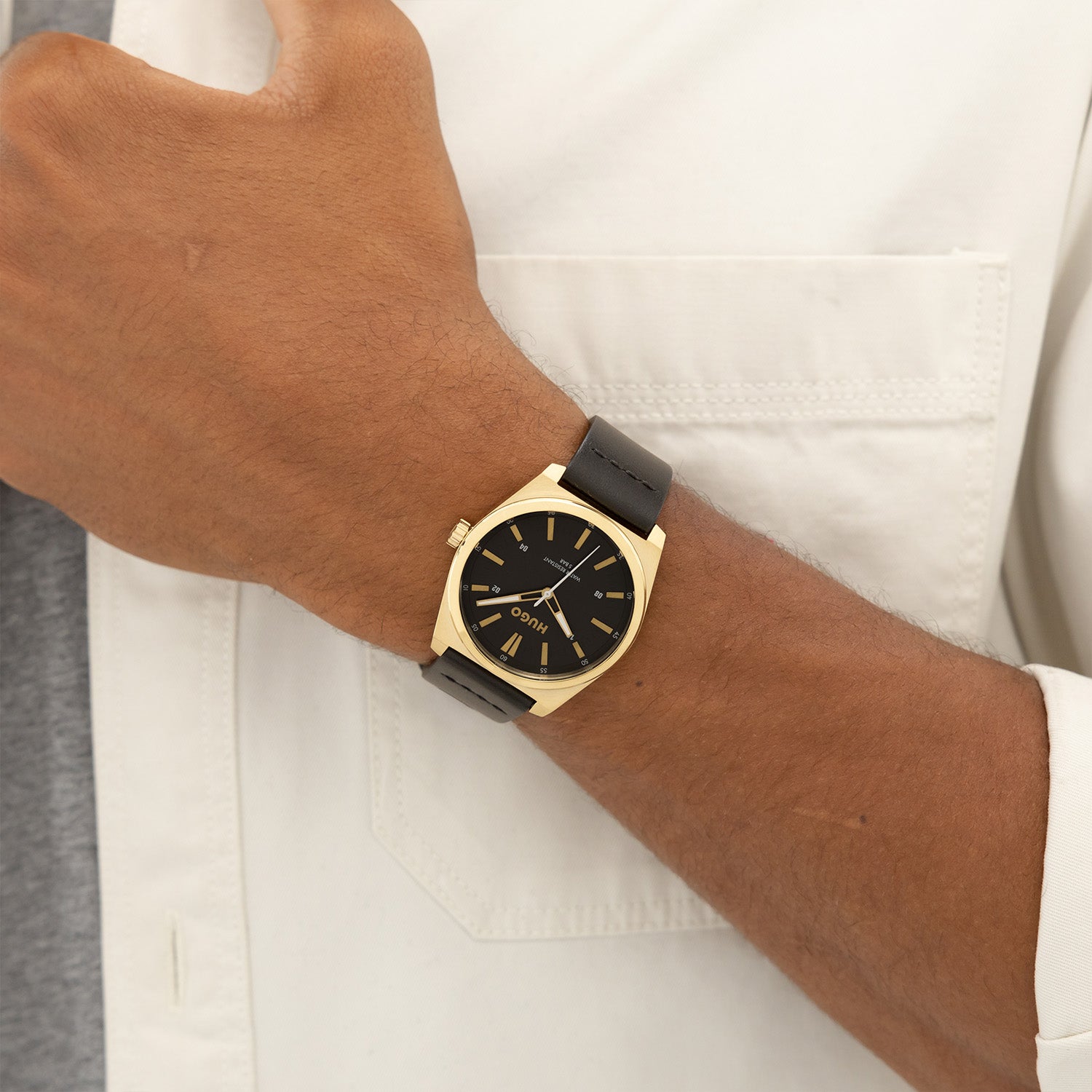 Hugo Boss Heren Horloge HU1530438 40 mm Goudkleurig