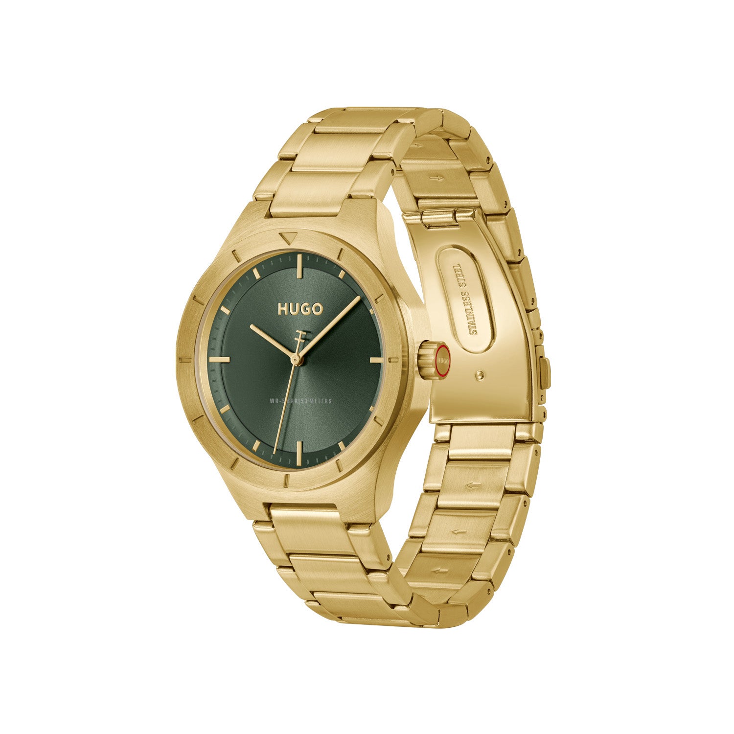 Hugo Boss Heren Horloge HU1530449 42 mm Goudkleurig