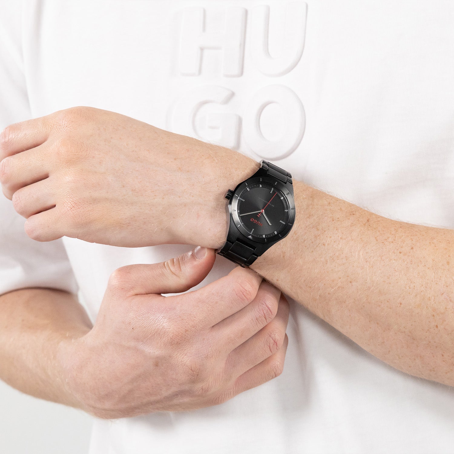 Hugo Boss Heren Horloge HU1530450 42 mm Zwart