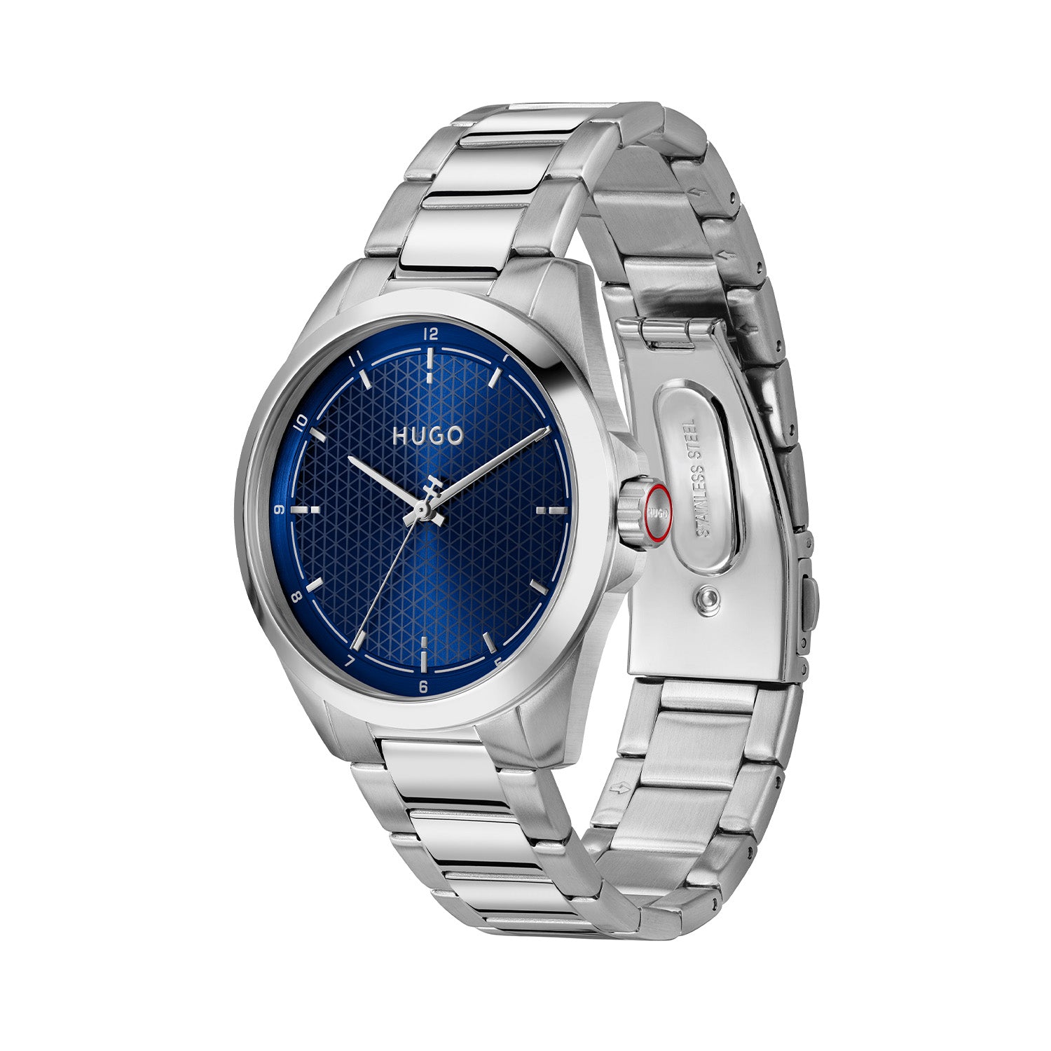 Hugo Boss Heren Horloge HU1530451 41 mm Zilverkleurig