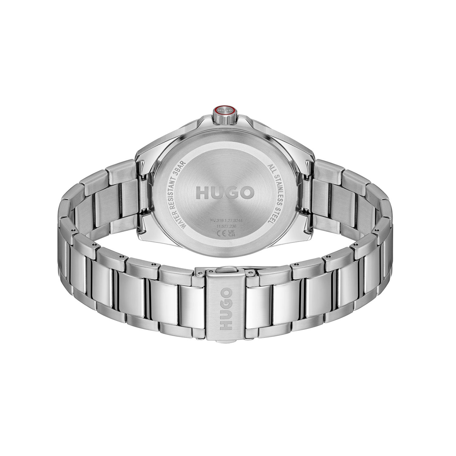 Hugo Boss Heren Horloge HU1530451 41 mm Zilverkleurig