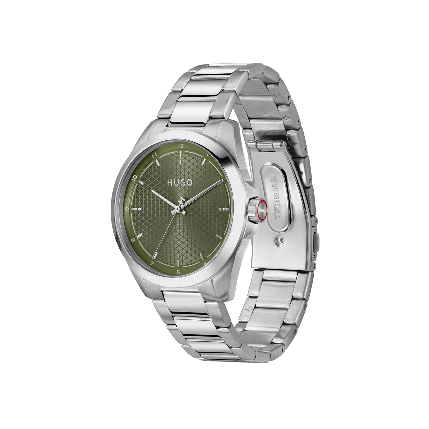 Hugo Boss Heren Horloge HU1530453 41 mm Zilverkleurig