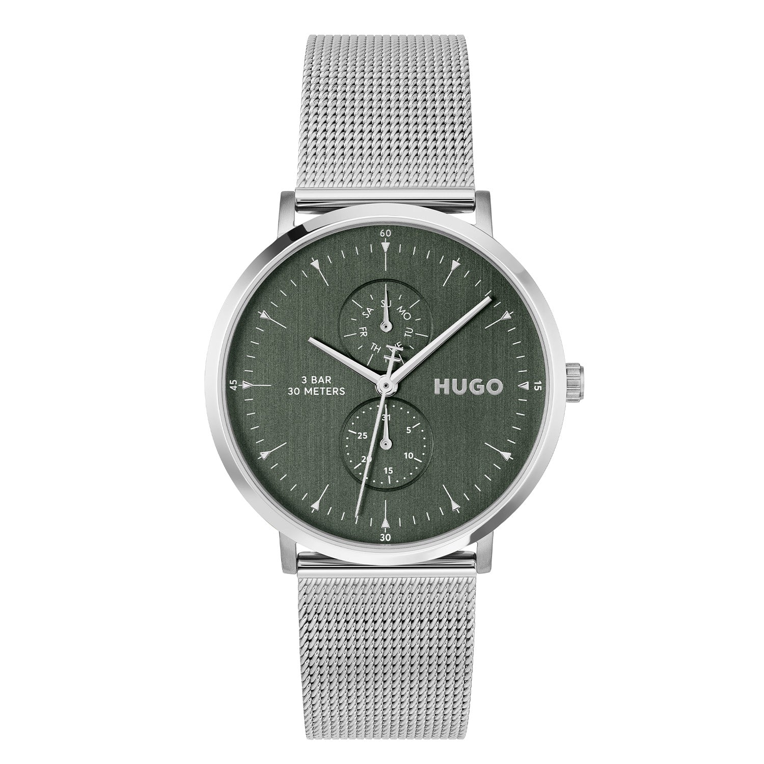 Hugo Boss Heren Horloge HU1530455 40 mm Zilverkleurig