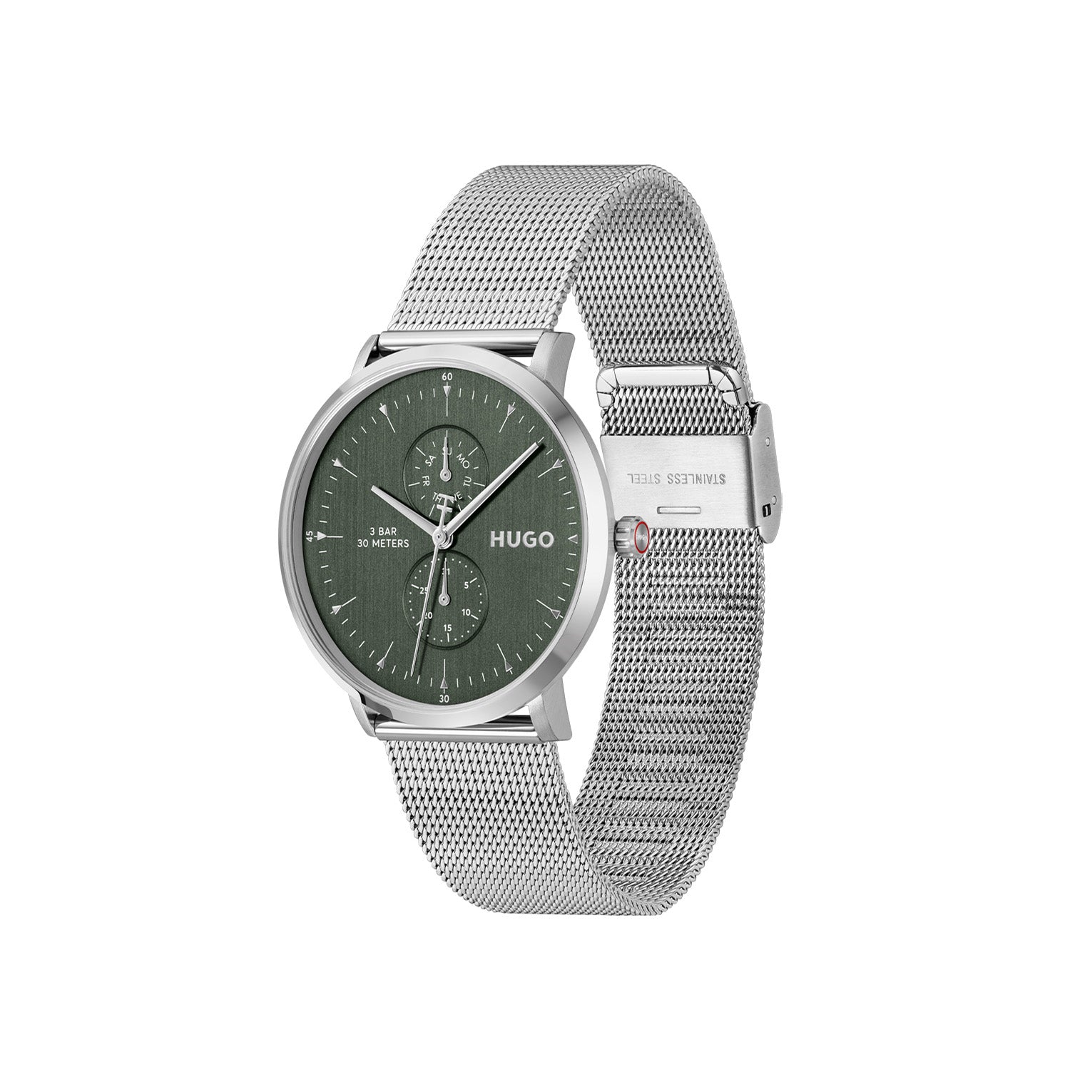 Hugo Boss Heren Horloge HU1530455 40 mm Zilverkleurig