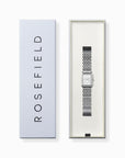 Rosefield horloge HWSSS-H02 Heirloom White Dial Steel Silver - PansiteNederland.nl