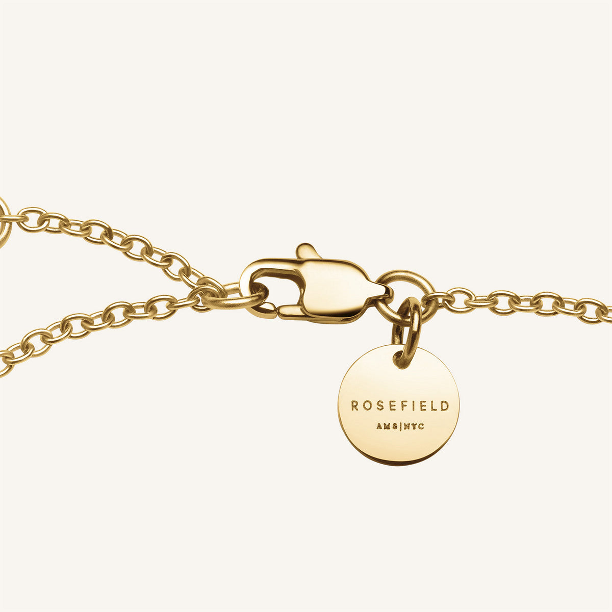 Rosefield Armband Blue 5 Stone JBBSG-J814 Goudkleurig