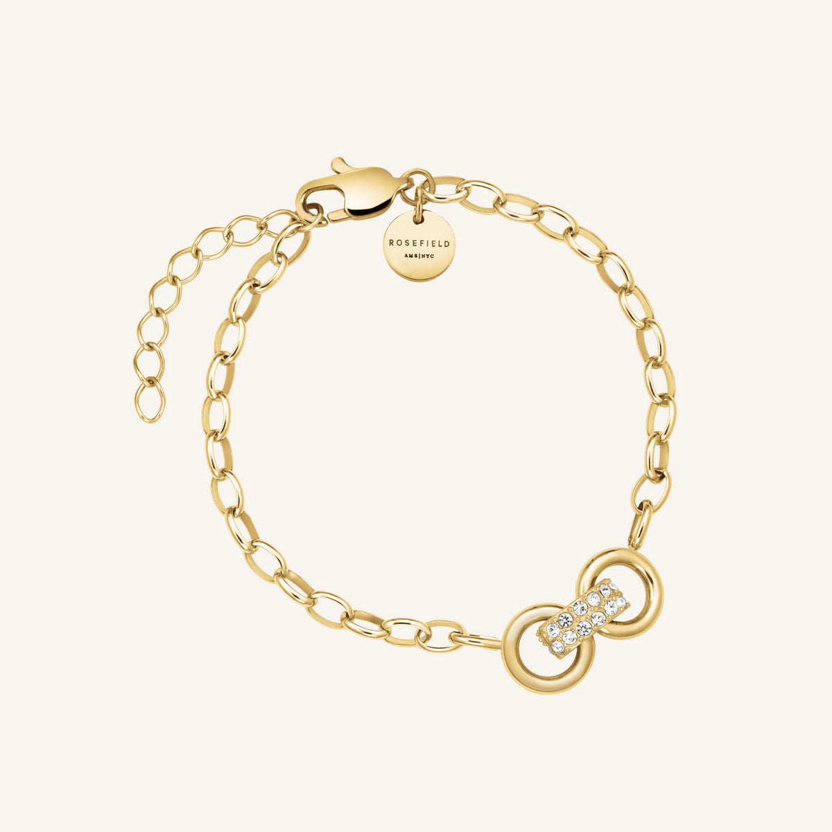 Rosefield Armband Bow Link JBBSG-J899 Goudkleurig