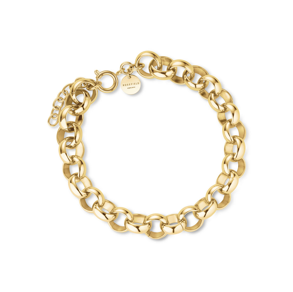 Rosefield Armband Chunky Roll JBCBG-J893 Goudkleurig