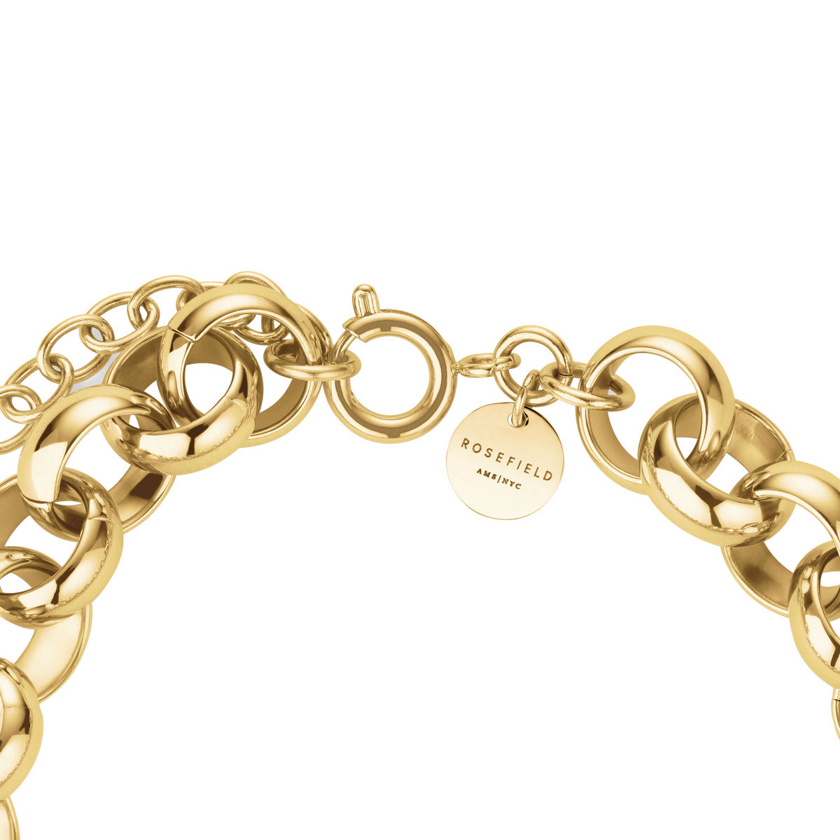 Rosefield Armband Chunky Roll JBCBG-J893 Goudkleurig