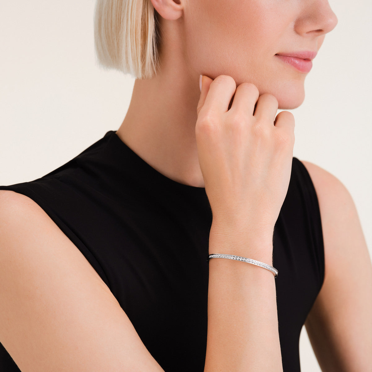 Rosefield Armband Crystal JBCBS-J1034 Zilverkleurig