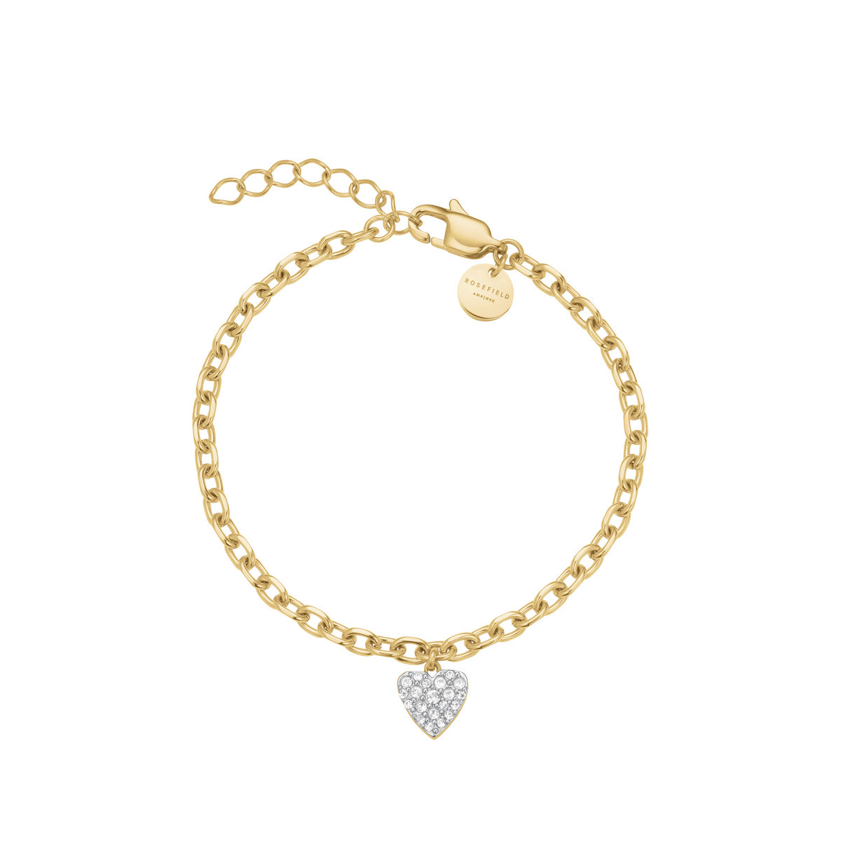 Rosefield Armband Chunky Heart JBCHG-J1279 Goudkleurig